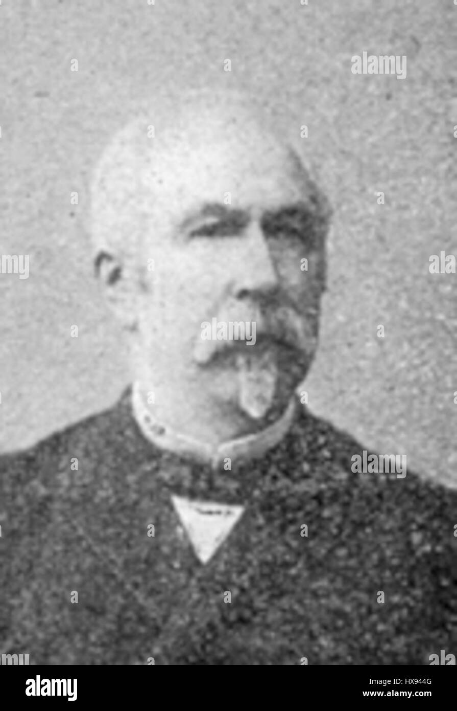 Léon Claeys war im 19. Jahrhundert Bürgermeister von Bergues, einer Gemeinde in Nordfrankreich. Er war eine bedeutende lokale Persönlichkeit, die in politischen und bürgerlichen Angelegenheiten tätig war. Claeys Führung trug zum Wachstum und zur Entwicklung der Stadt bei, wobei seine Bemühungen ein dauerhaftes Erbe in der Verwaltungsgeschichte der Region hinterlassen haben. Stockfoto