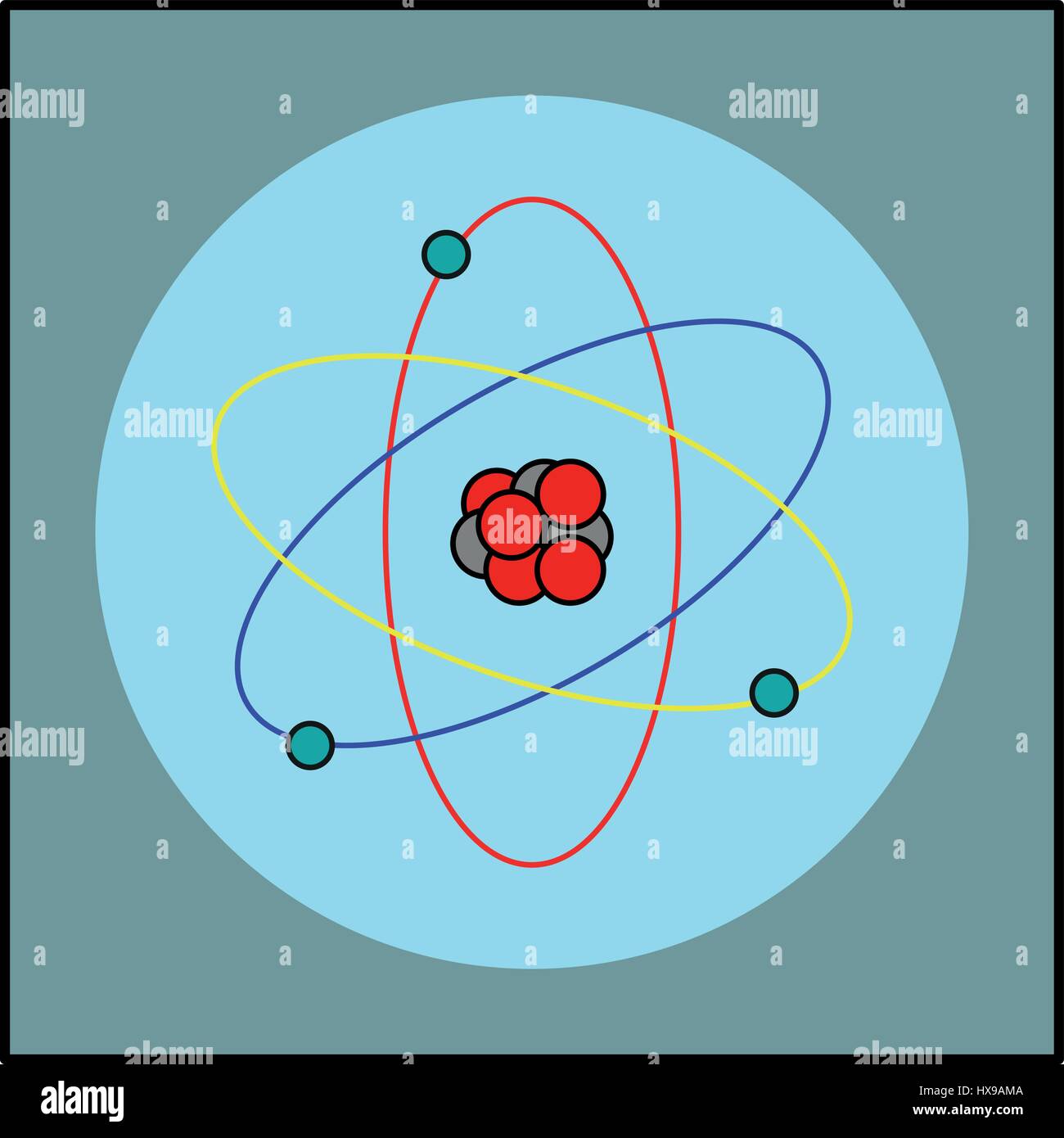 Atom-Symbol Stock Vektor