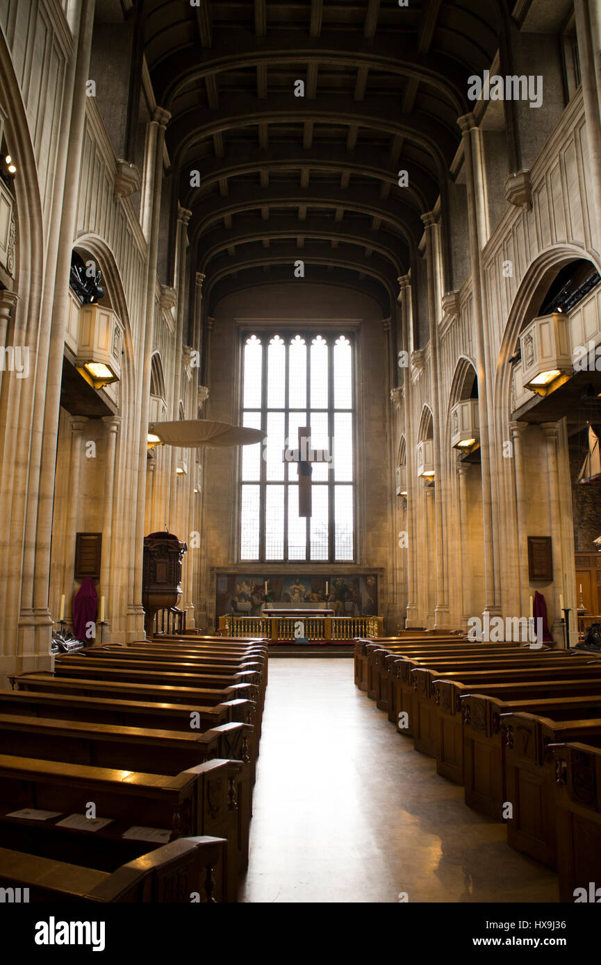 Innenraum der ältesten Kirche in der City of London, wurde es von der Abbey of Barking in 675AD gegründet. Stockfoto