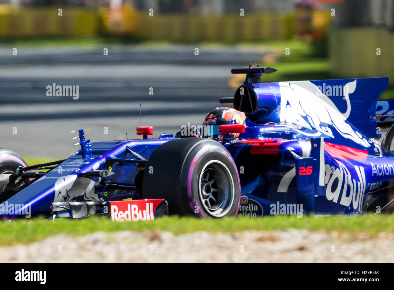 Melbourne, Australien. 26. März 2017. Daniil KVYAT RUS 26 im ersten Rennen der Saison, die 2017 Formel 1 Rolex Australian Grand Prix, Australien am 26. März 2017 für die SCUDERIA TORO ROSSO fahren. Bildnachweis: Dave Hewison Sport/Alamy Live-Nachrichten Stockfoto