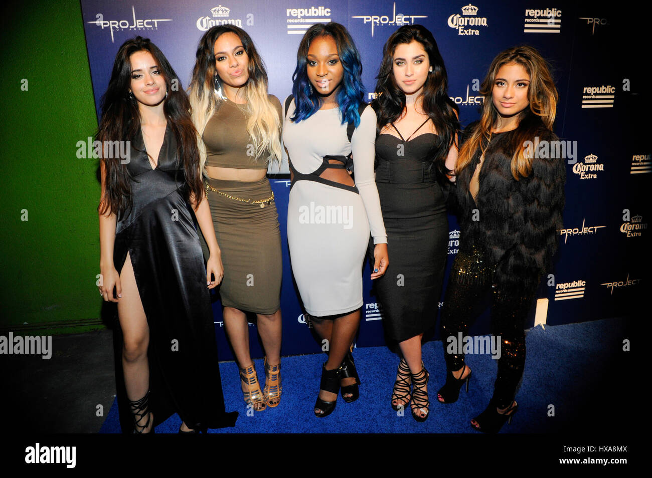 Girl-Group fünften Harmonie besuchen die Republik Datensätze offizielle MTV VMA After-Party im Projekt LA am 24. August 2014 in Los Angeles, Kalifornien. Stockfoto