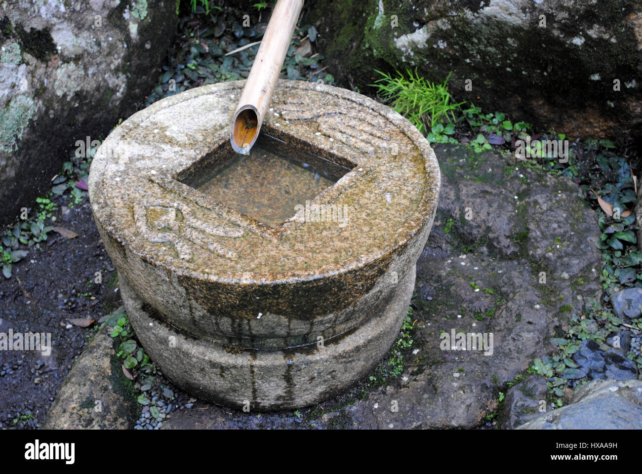 Der japanische Garten schön Stockfoto