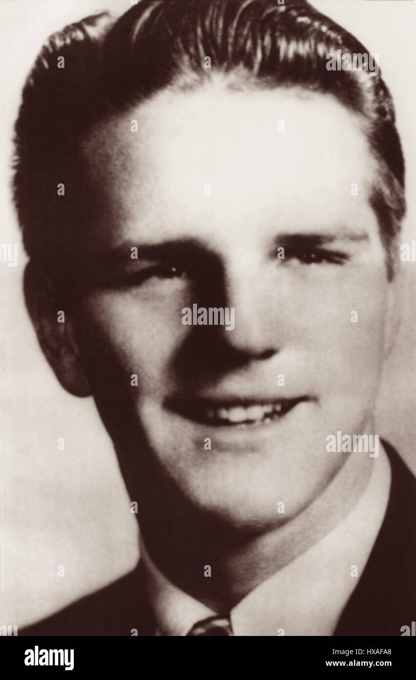 Jim Elliot (1927-1956) war ein evangelischer Christ, einer der fünf Missionare 8. Januar 1956 getötet während der Teilnahme an "Betrieb Auca", ein Versuch, das Evangelium von Jesus Christus um die Huaorani-Ureinwohner in den Dschungel von Ecuador zu bringen. Stockfoto