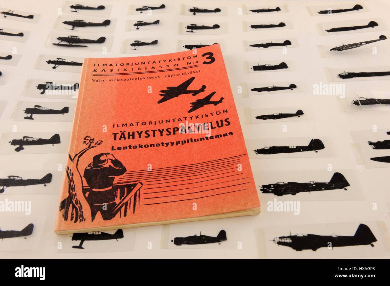 Lotta Svärd war eine freiwillige weibliche paramilitärische Organisation 1920 gegründet. Ihre Pflicht gehörte Luft Survellance während des 2. Weltkrieges. Sie benutzten auf ihre Stockfoto