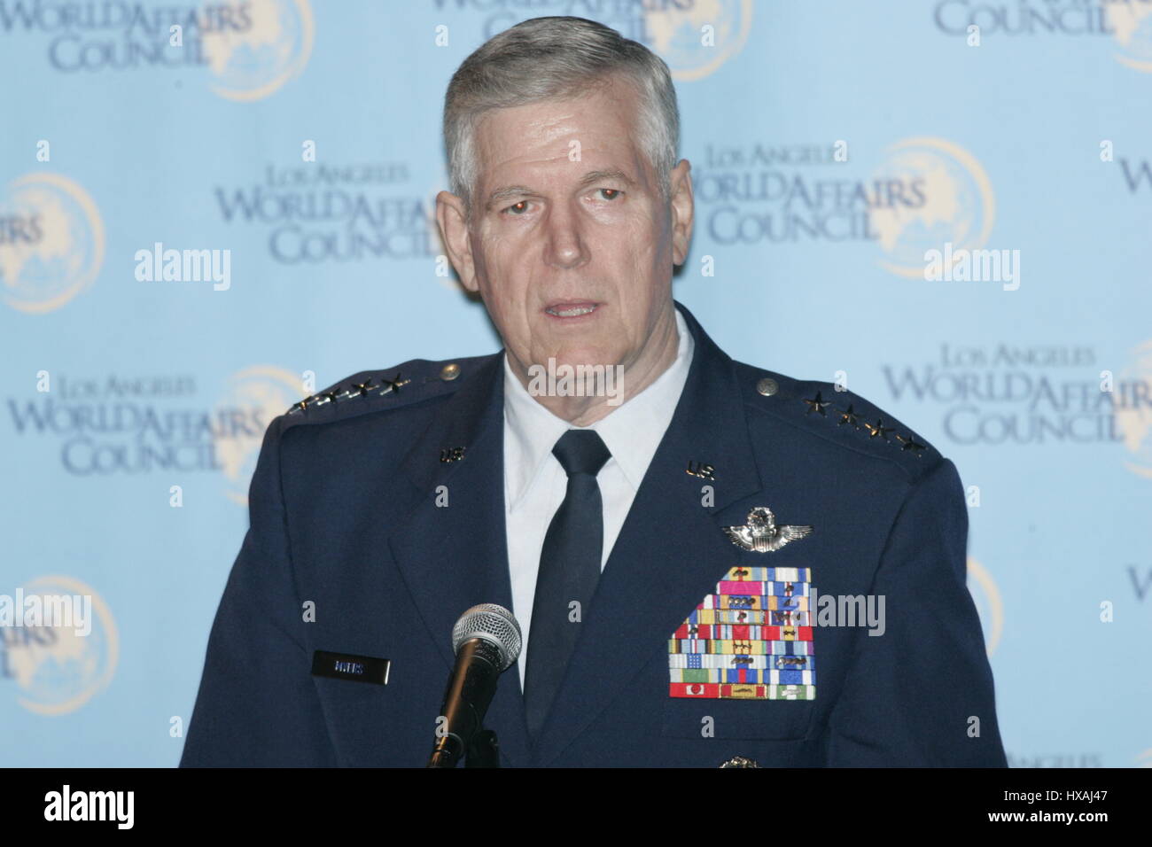 GENERAL RICHARD MYERS Vorsitzender JOINT CHIEF OF STAFF 25. Februar 2005 die Innenstadt von LOS ANGELES USA Stockfoto