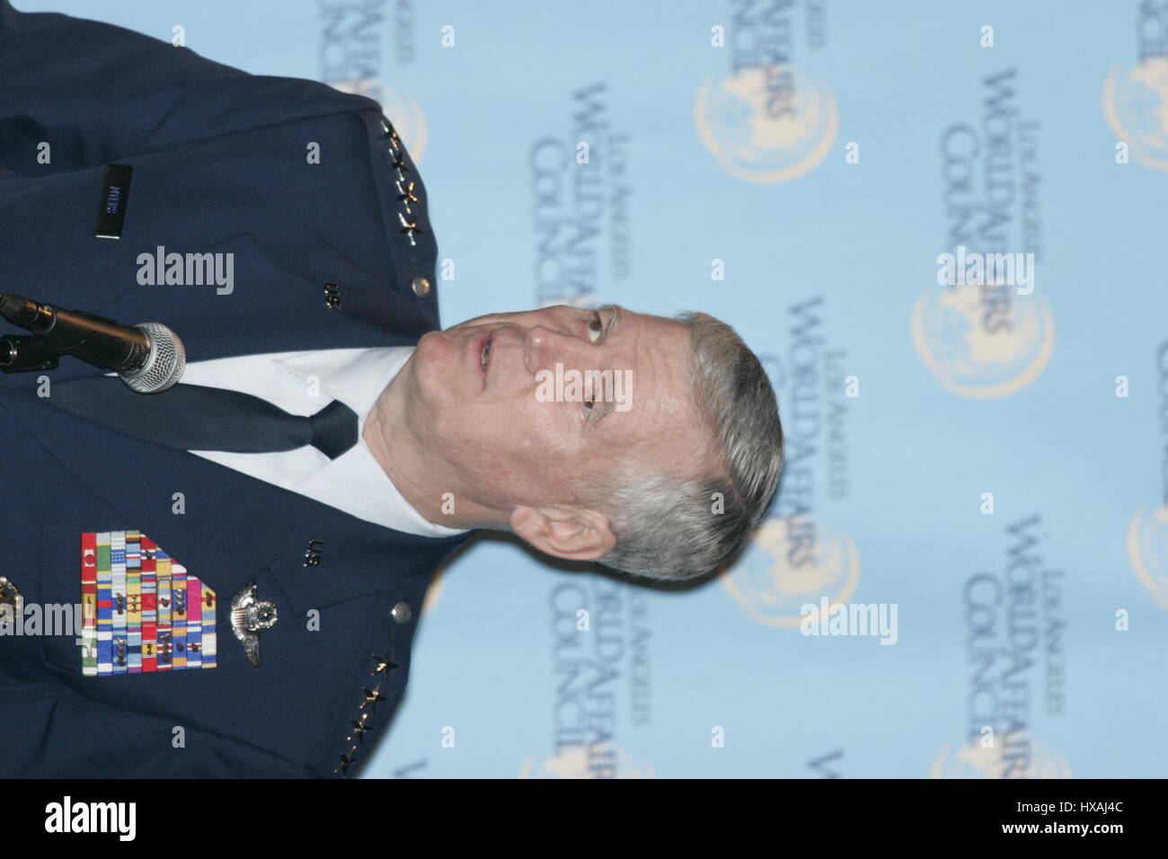 GENERAL RICHARD MYERS Vorsitzender JOINT CHIEF OF STAFF 25. Februar 2005 die Innenstadt von LOS ANGELES USA Stockfoto