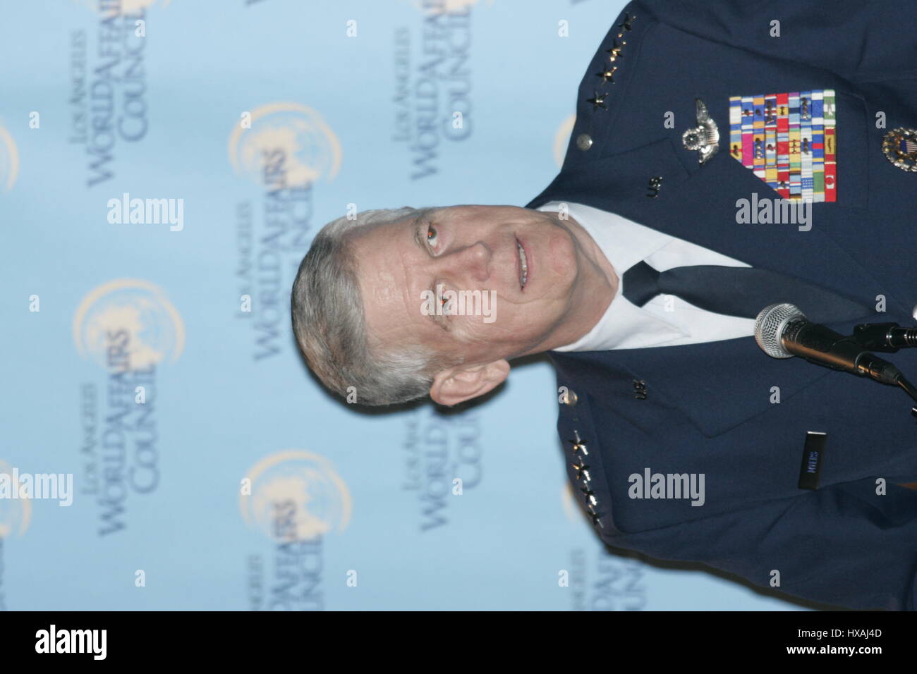 GENERAL RICHARD MYERS Vorsitzender JOINT CHIEF OF STAFF 25. Februar 2005 die Innenstadt von LOS ANGELES USA Stockfoto