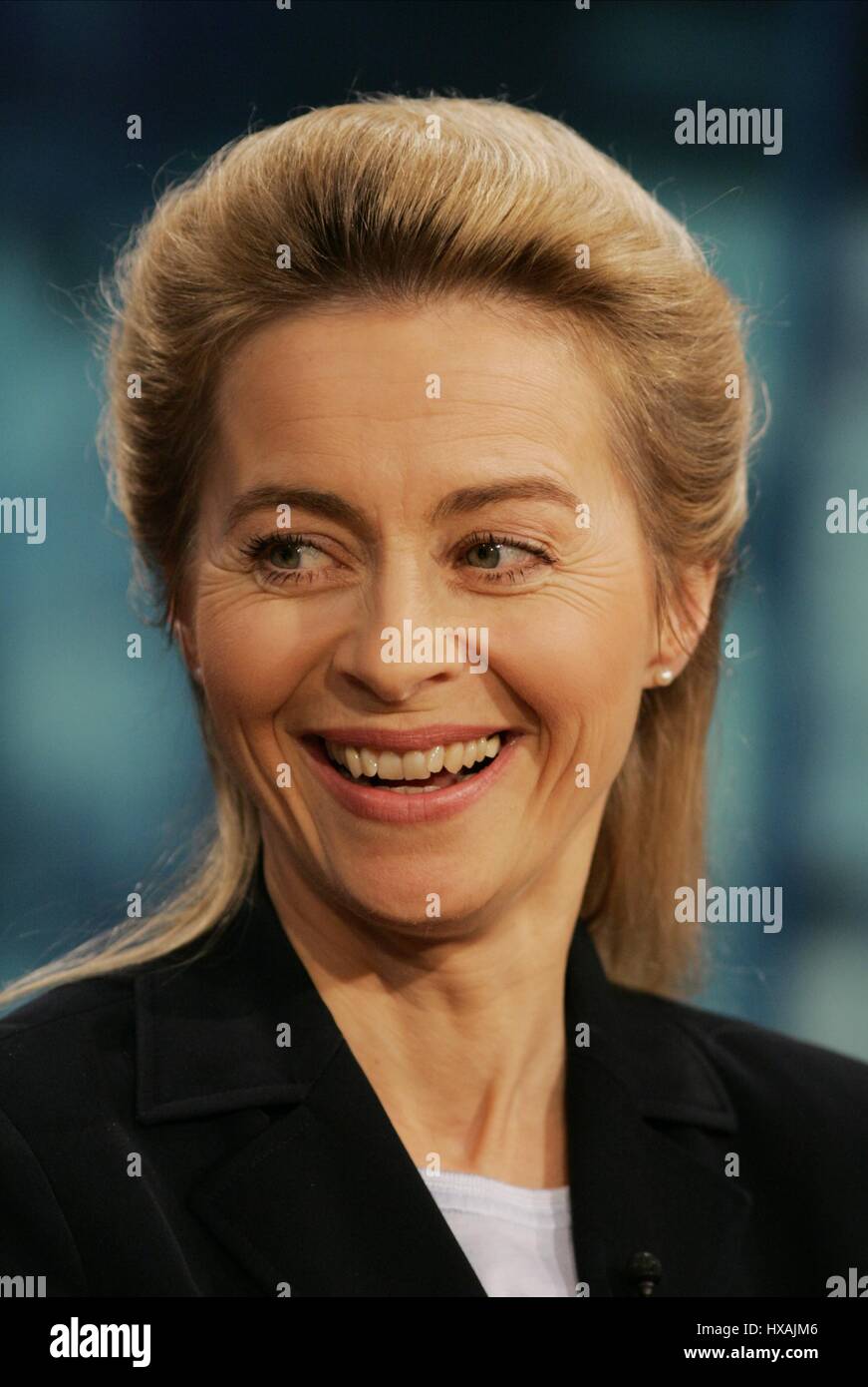 Deutsche POLITIKERIN URSULA VON DER LEYEN & MINISTER 8. März 2007 Stockfoto