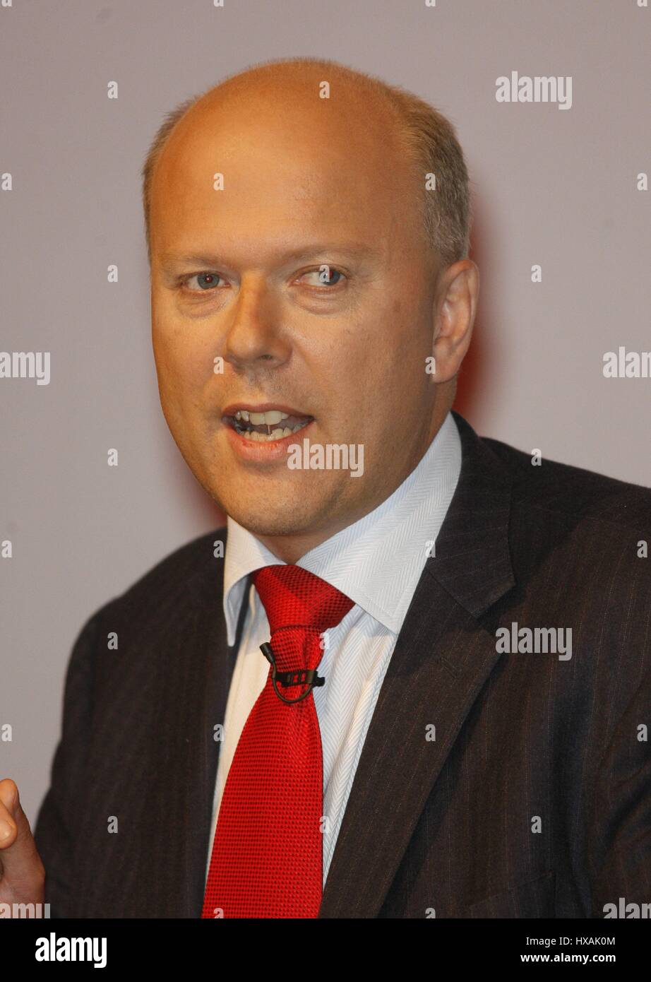 CHRIS GRAYLING MP SEC SCHATTENSTAAT Arbeit & BVG 1. Oktober 2007 Wintergärten BLACKPOOL ENGLAND Stockfoto