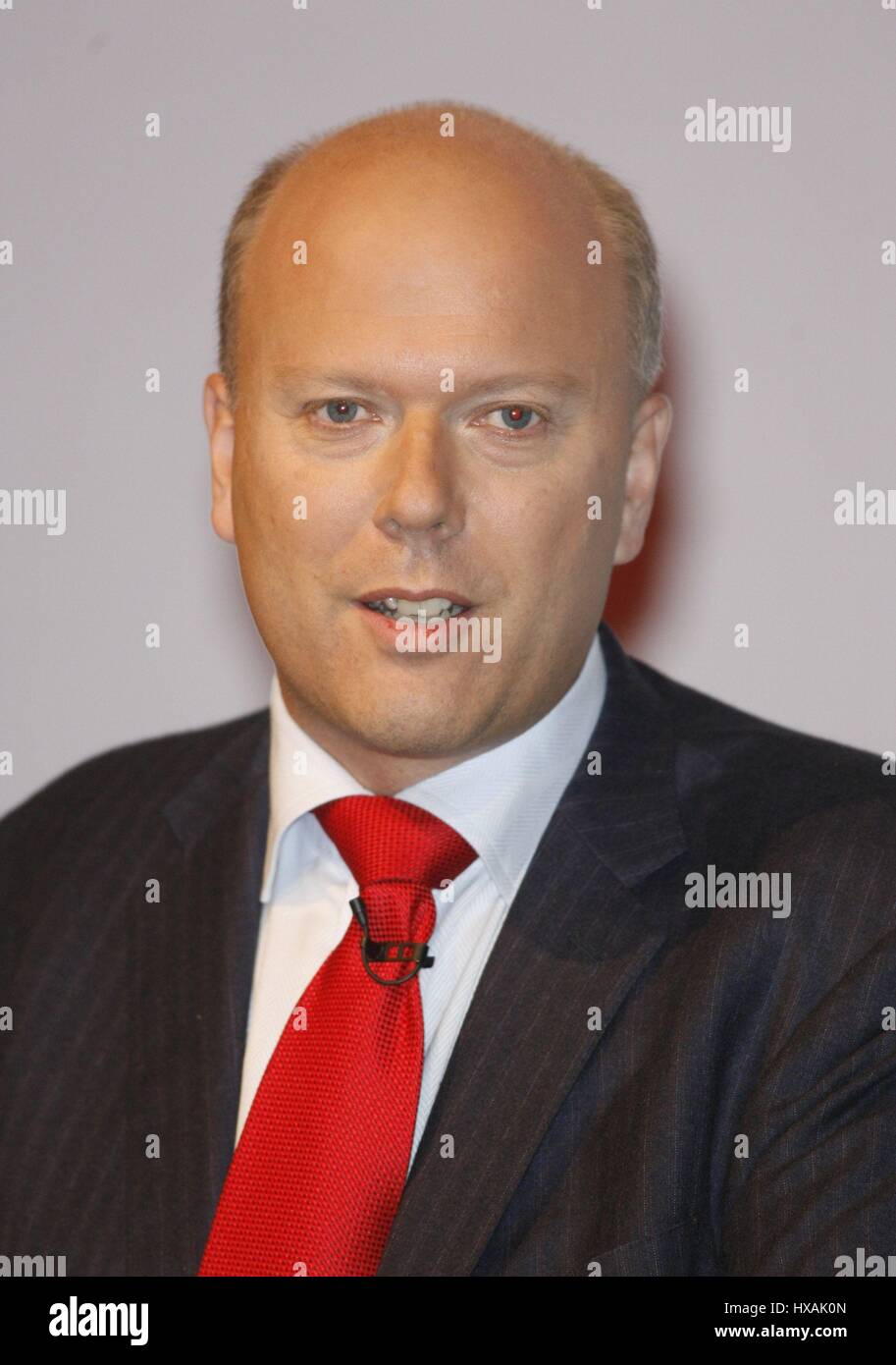 CHRIS GRAYLING MP SEC SCHATTENSTAAT Arbeit & BVG 1. Oktober 2007 Wintergärten BLACKPOOL ENGLAND Stockfoto