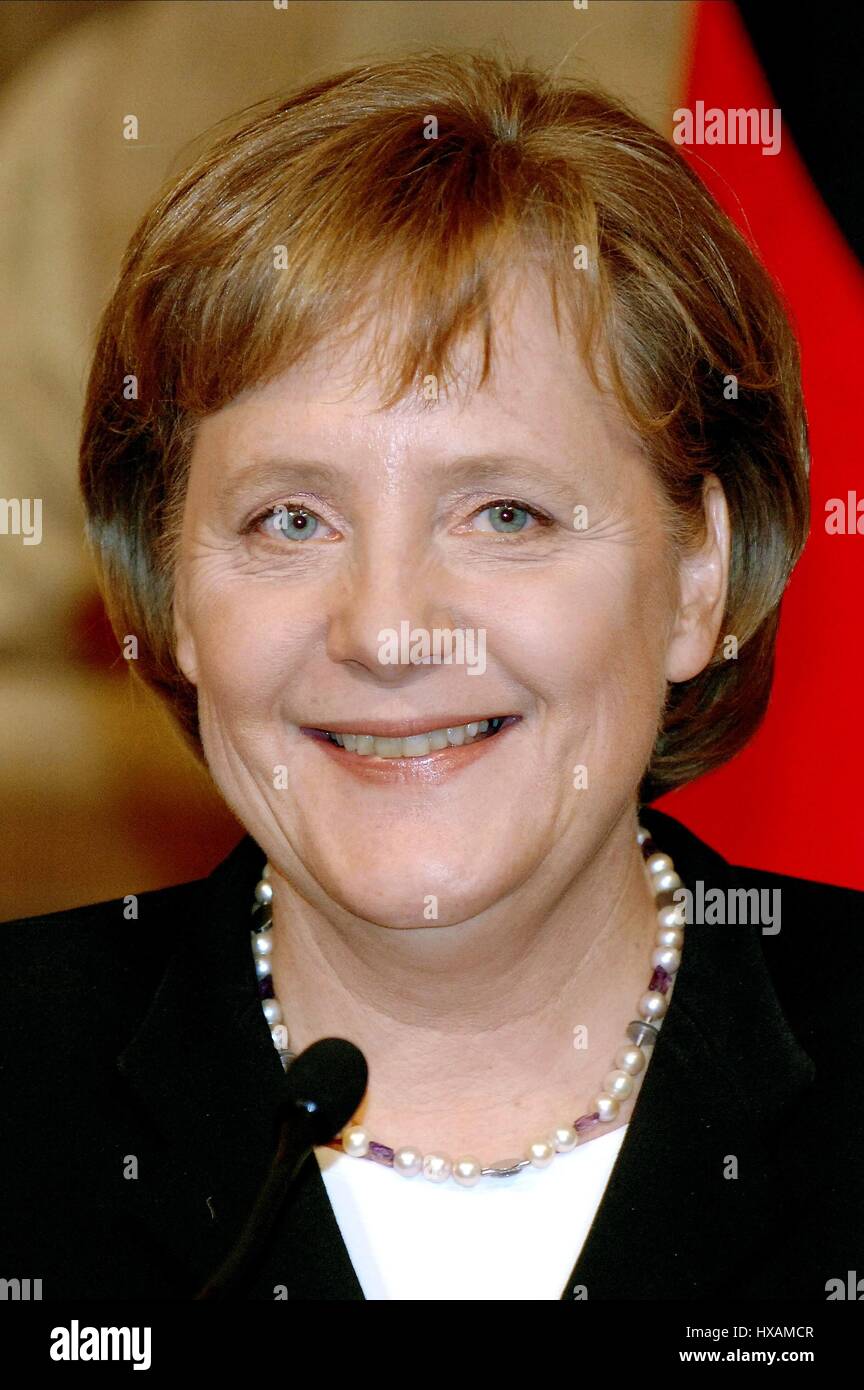 ANGELA MERKEL Bundeskanzlerin Deutschlands 19. März 2007 Stockfoto