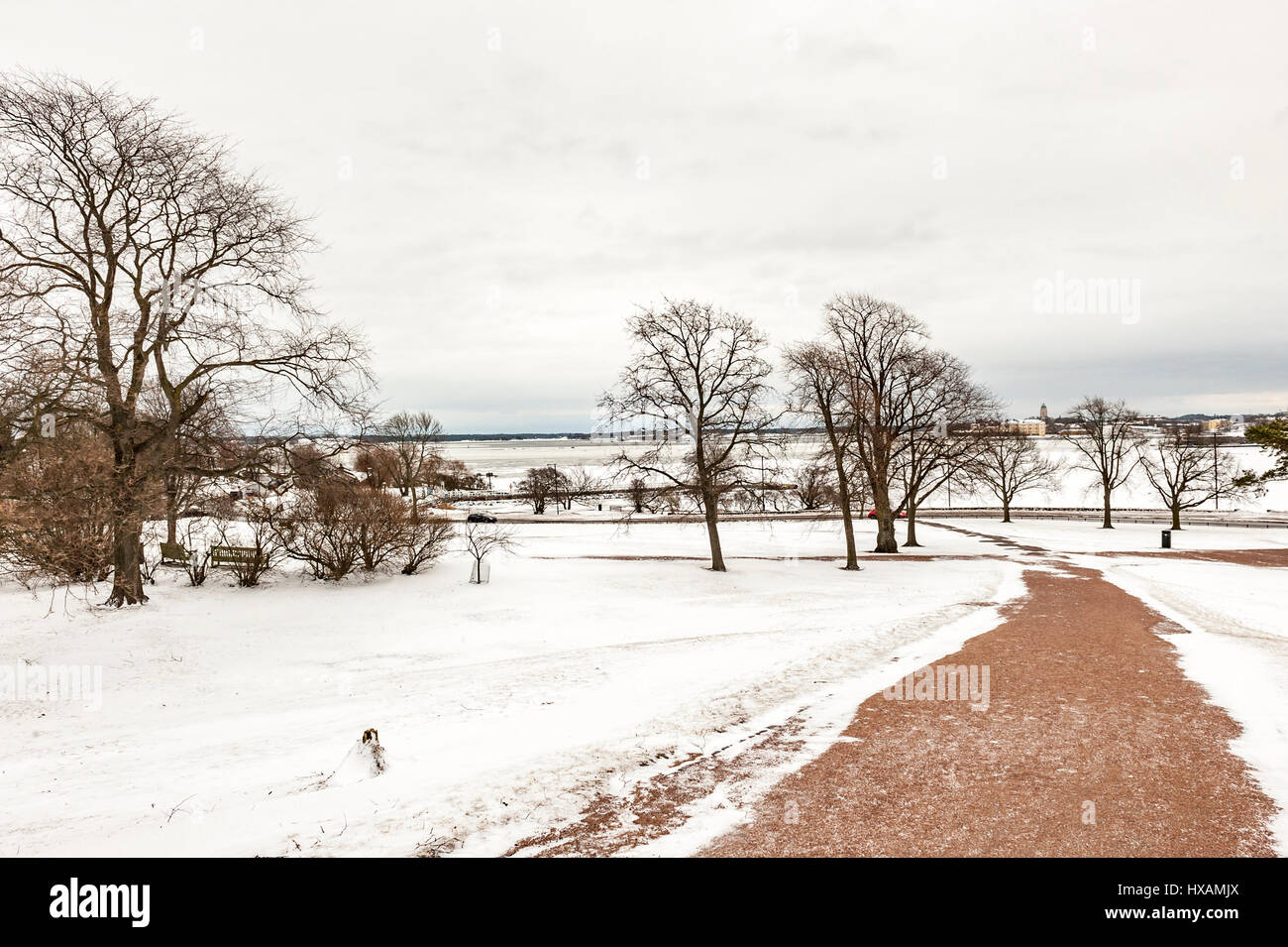 Kaivopuisto Park, Helsinki, Finnland Stockfoto