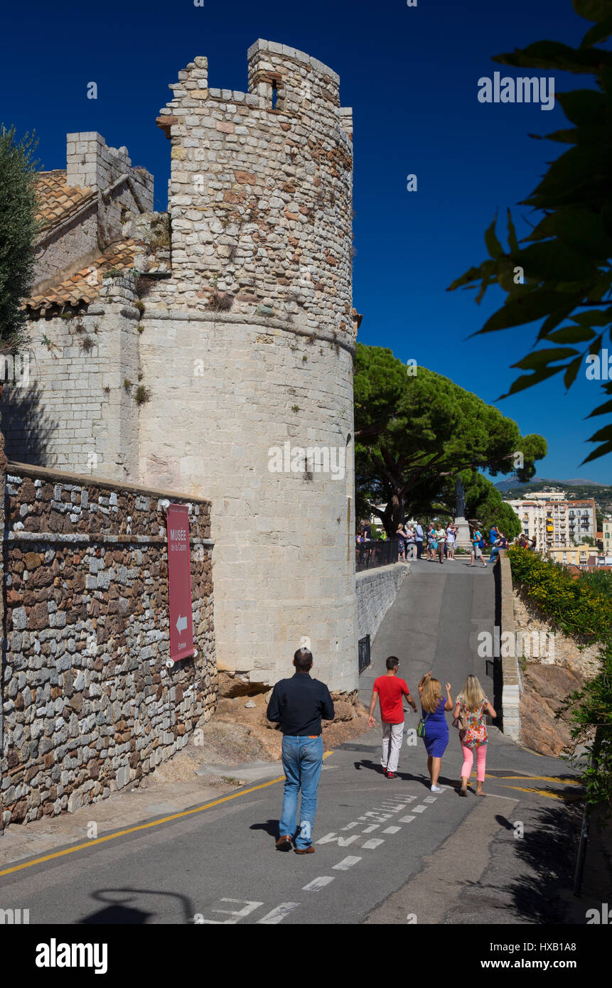 Befestigte Museum, Cannes, Frankreich Stockfoto