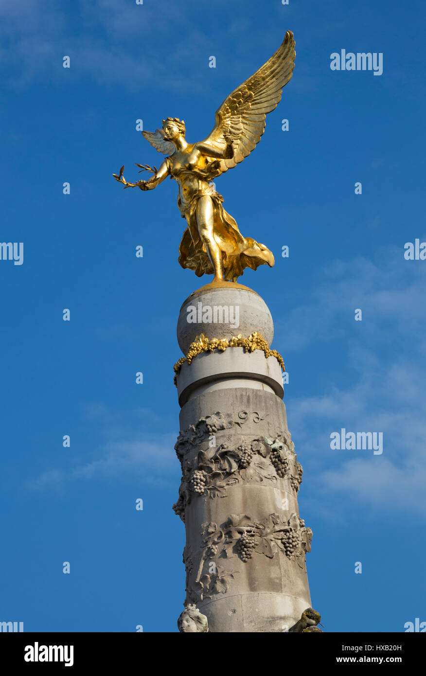 Subé Brunnen Denkmal, Reims, Frankreich Stockfoto