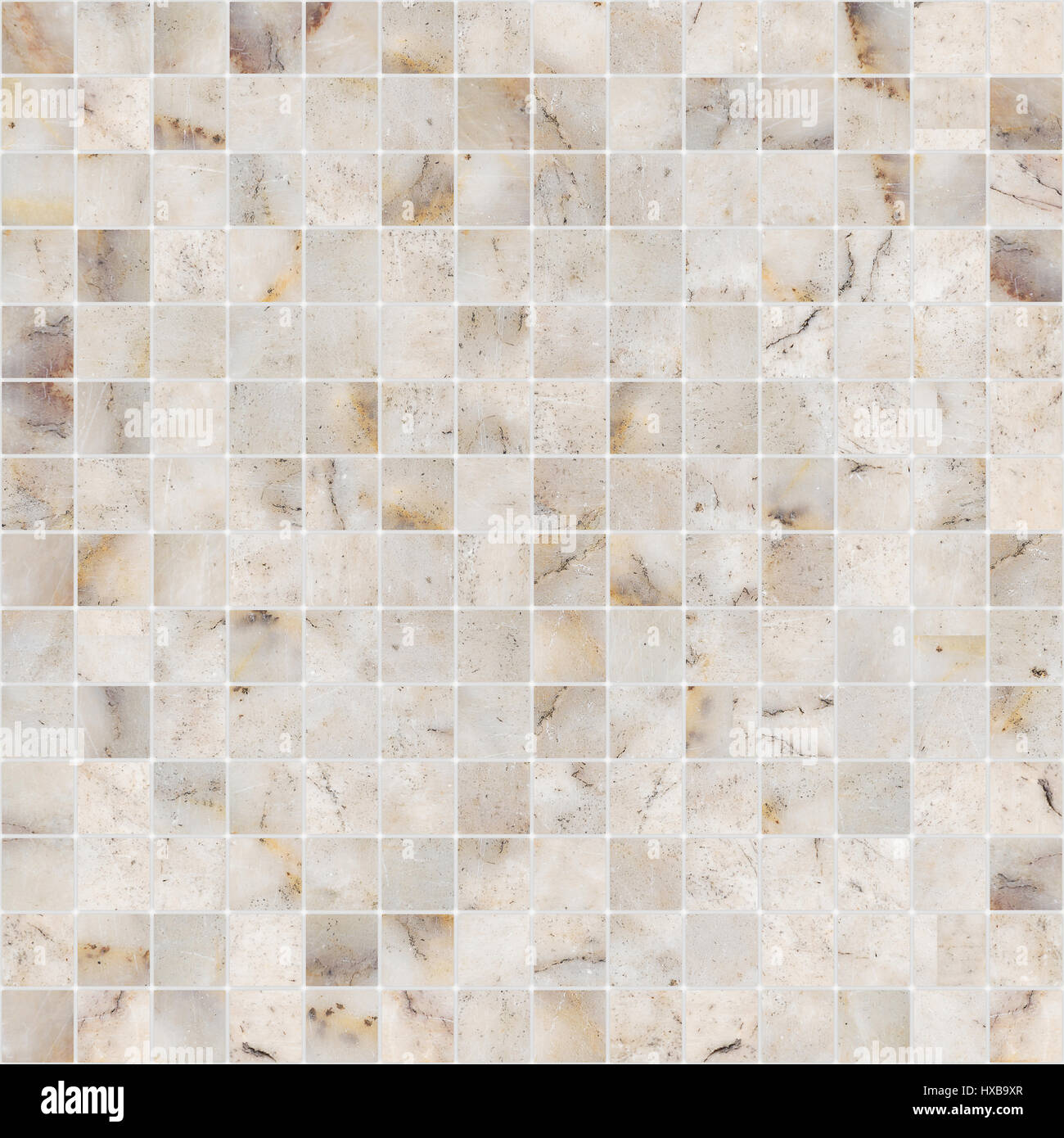 Gelb Weiss Mosaik Marmorfliesen Textur Nahtlose Stockfotografie Alamy