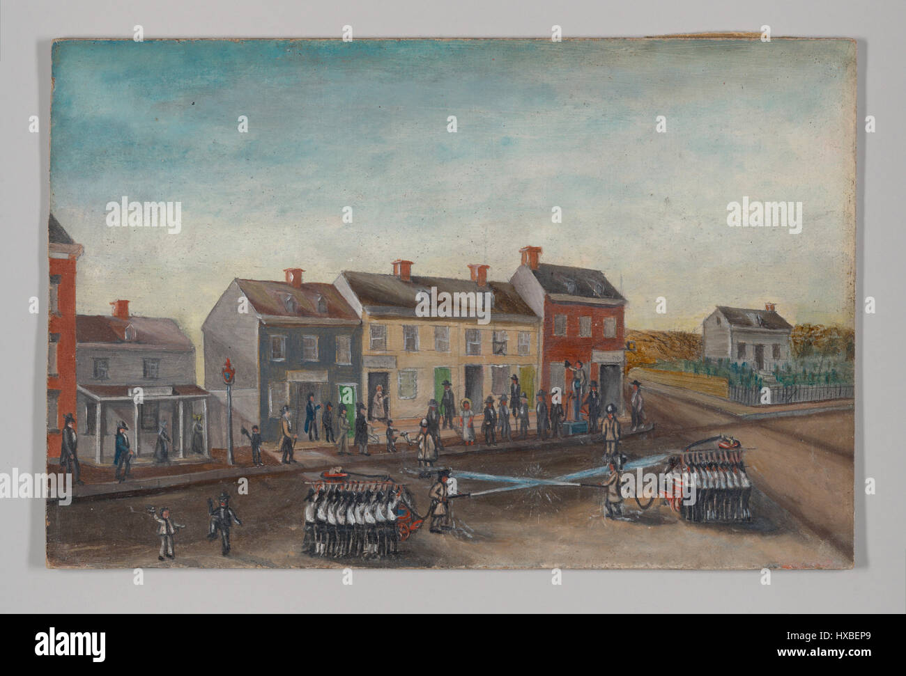 Firemans waschen Tag durch William P Chappel Stockfoto
