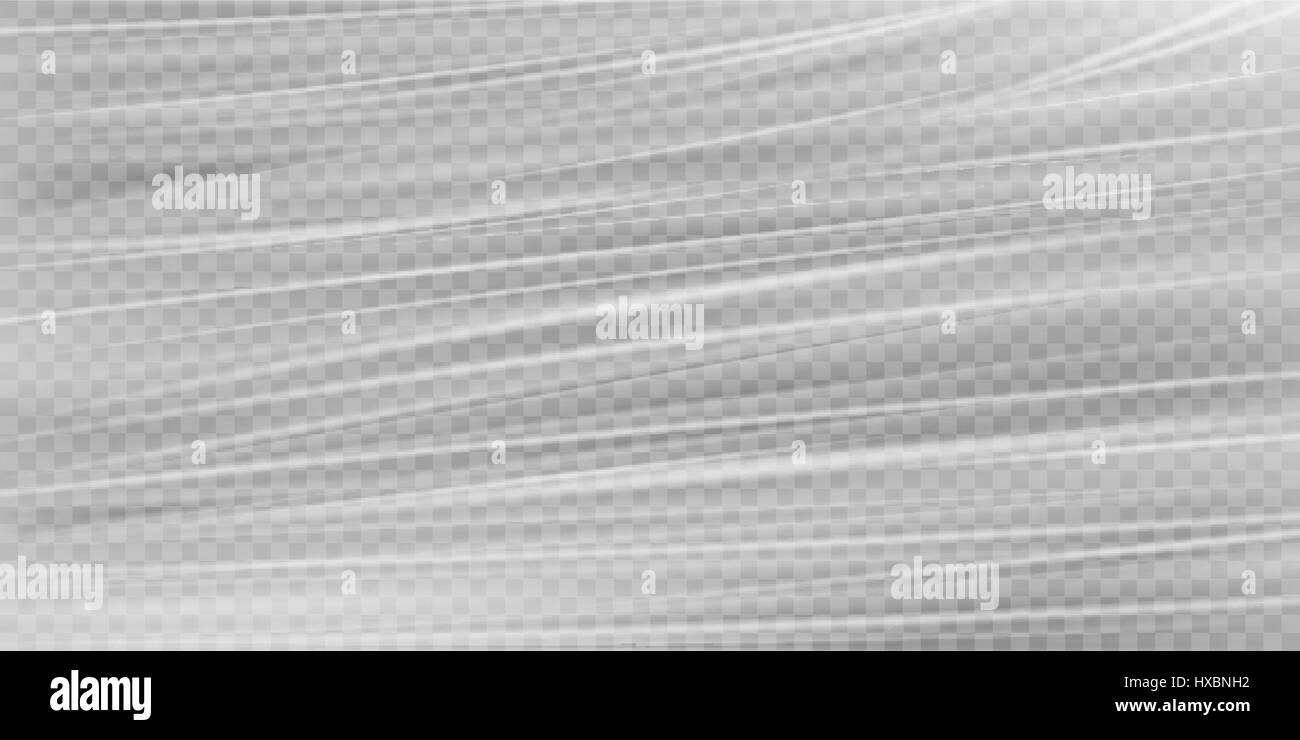 echte transparente Kunststoff Verwerfung Textur Hintergrund Vektor Stock Vektor