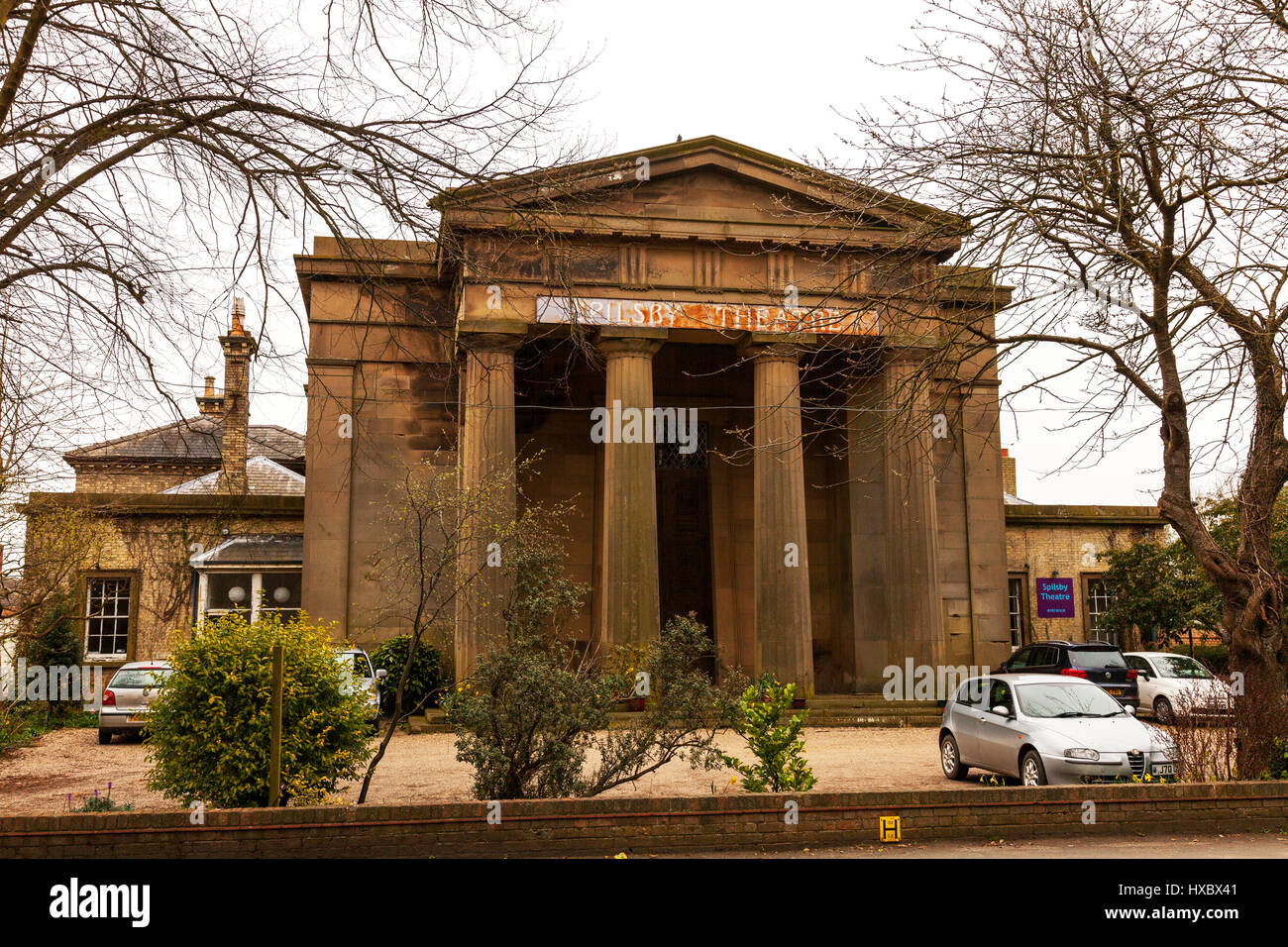 Spilsby Theatergebäude Spilsby Lincolnshire England UK Stadt Theater Spilsby Theater UK Theater Gebäude Stockfoto