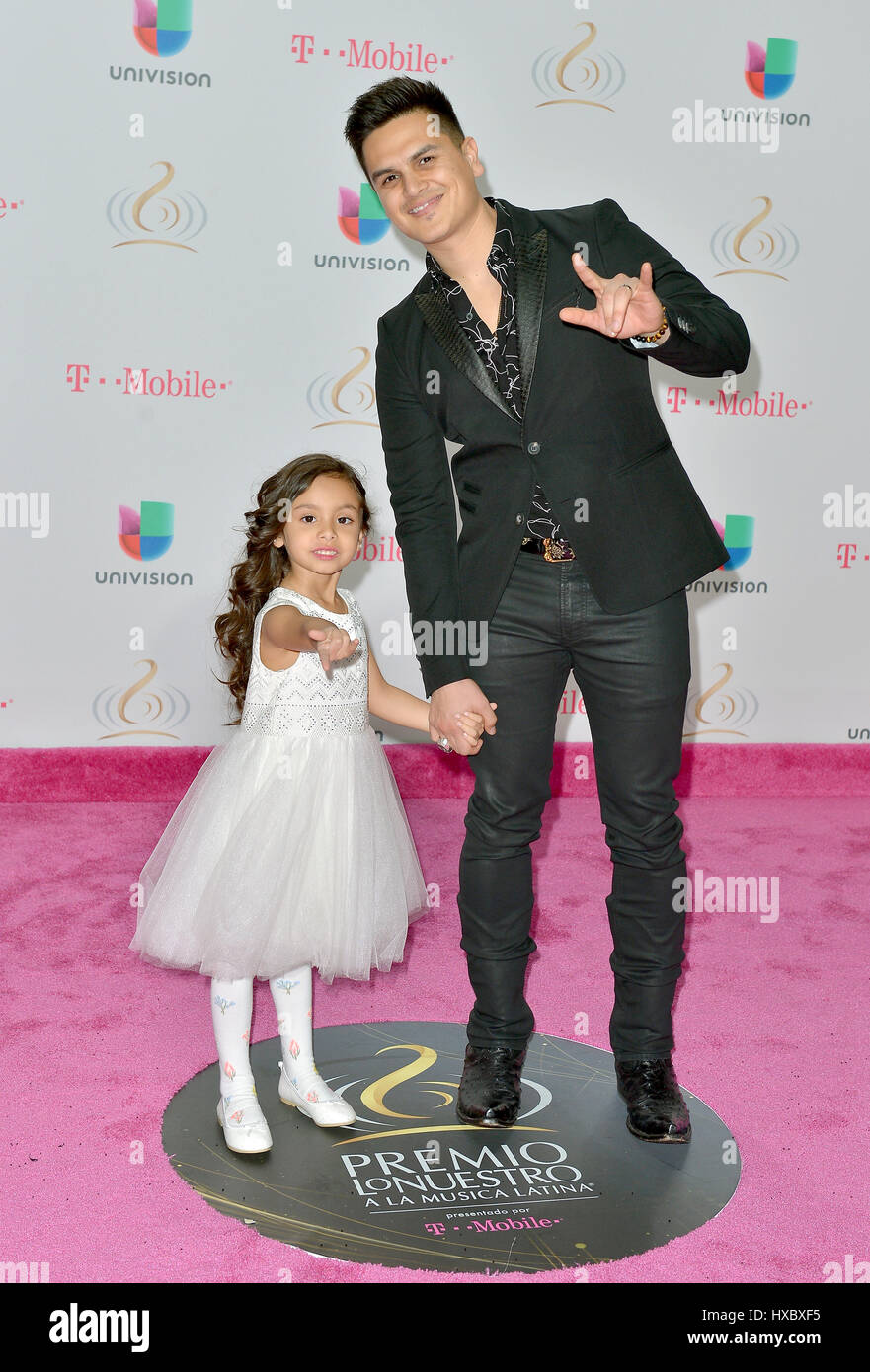 Regulo Caro Teilnahme an Univision die 29. Ausgabe der Premio Lo Nuestro A La Musica Latina in der American Airlines Arena in Miami, Florida.  Mitwirkende: Regulo Caro wo: Miami, Florida, Vereinigte Staaten, wann: 23. Februar 2017 Stockfoto