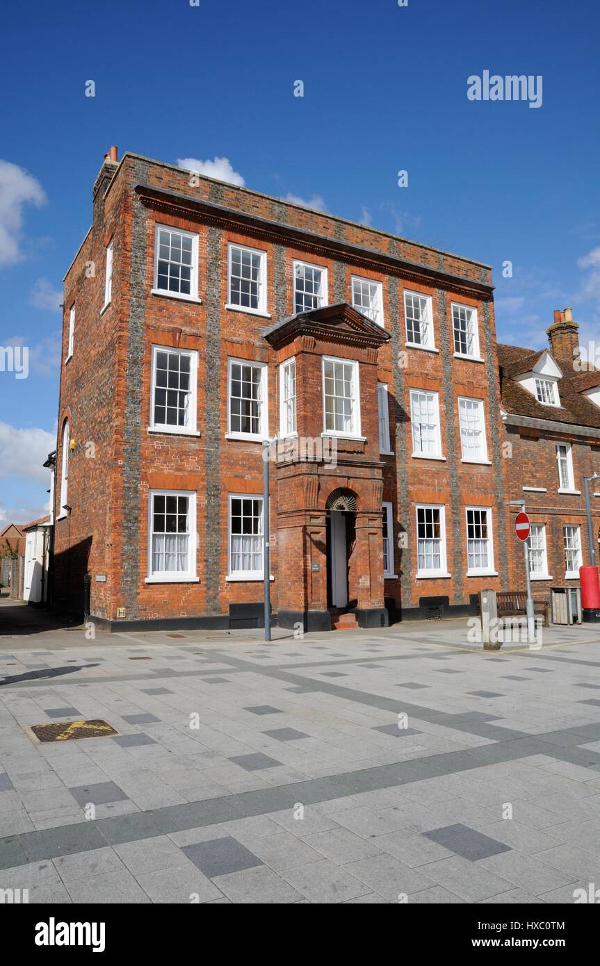 Grange, High Street, Baldock, Hertfordshire Stockfoto