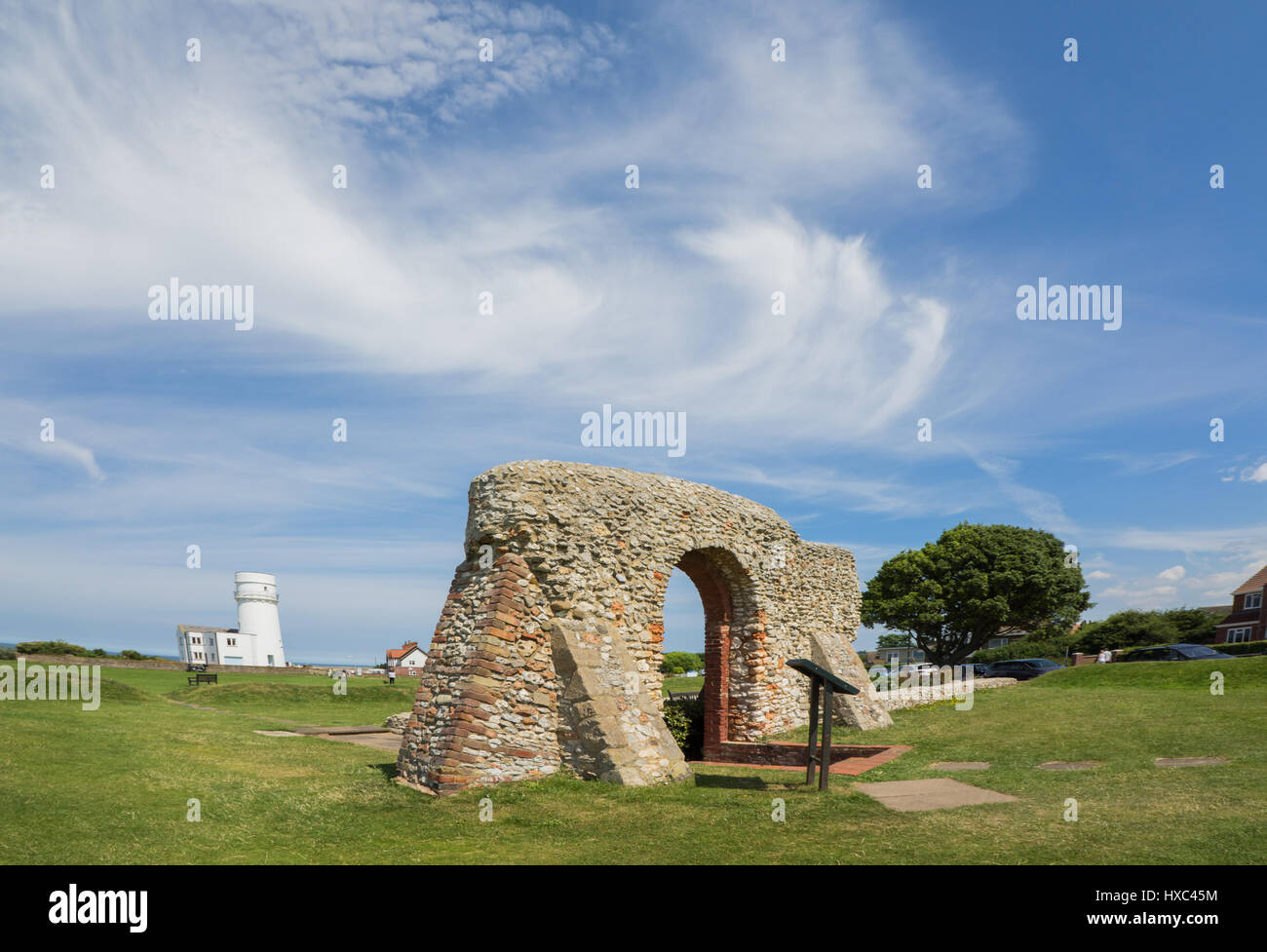 Leuchtturm im Sommer, Norfolk UK. Stockfoto