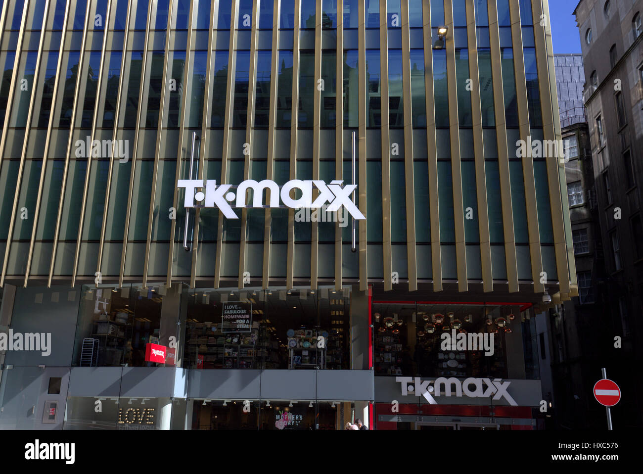 TKMaxx laden Edinburgh Stockfoto