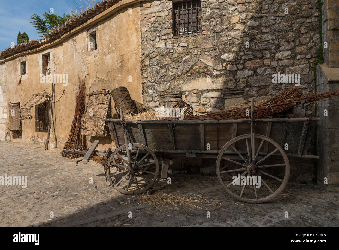 Calles de Trujillo Stockfoto