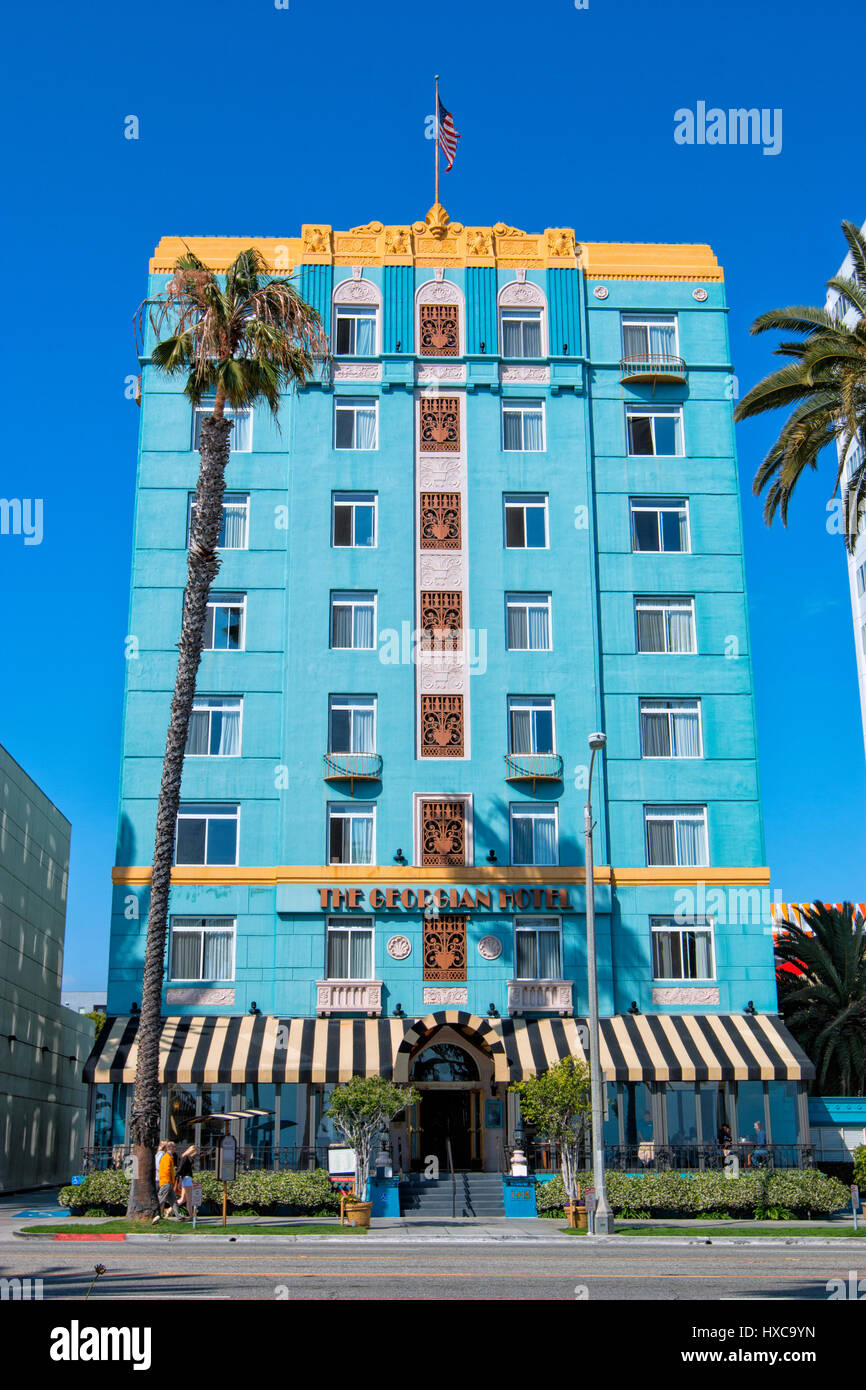 Art Déco in Santa Monica Stockfoto