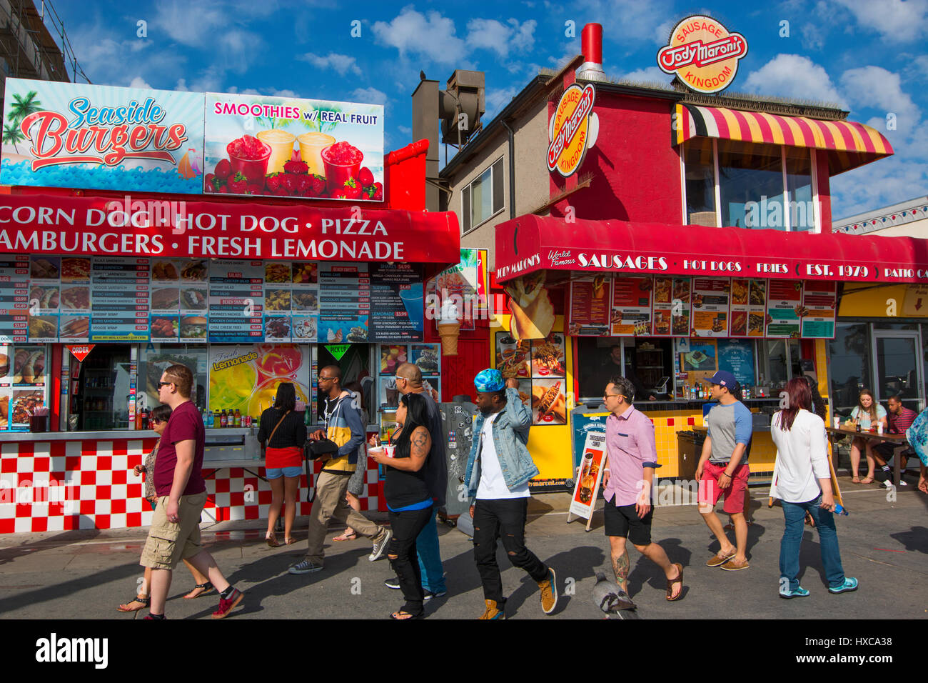 Venice Beach in Los Angeles Stockfoto