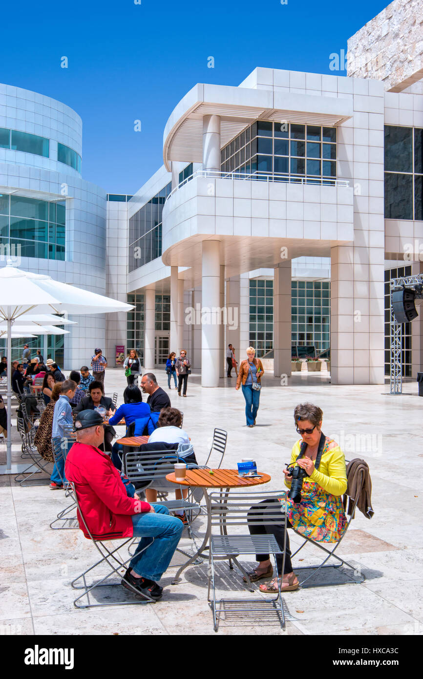 Getty Center in Los Angeles Stockfoto