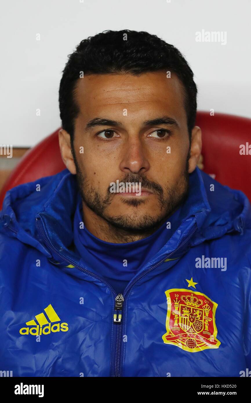 Pedro Rodriguez (ESP), 24. März 2017 - Fußball / Fußball: FIFA WM 2018 Qualifikation Runde match zwischen Israel Spanien 4: 1 im El Molinón Stadion in Gijon, Spanien. (Foto von Mutsu Kawamori/AFLO) [3604] Stockfoto