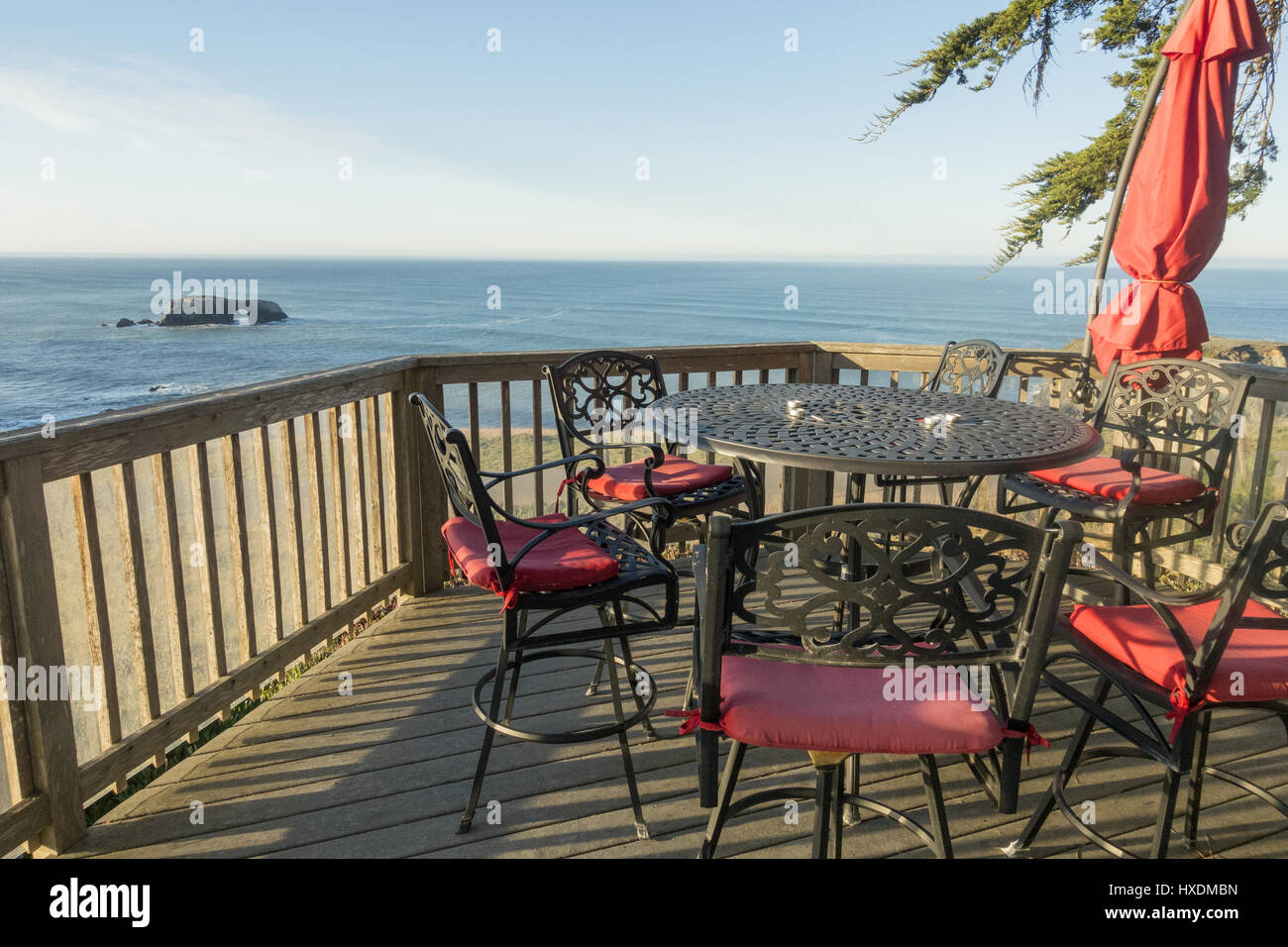 Kalifornien, Sonoma Coast, Goat Rock State Park, Ferienwohnung Stockfoto