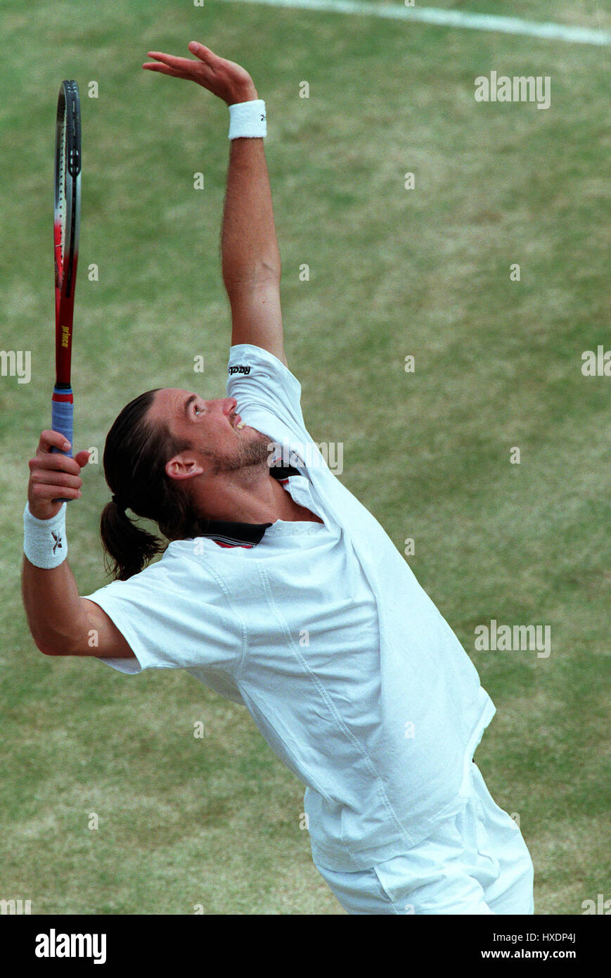 PATRICK RAFTER WIMBLEDON 1999 30. Juni 1999 Stockfoto