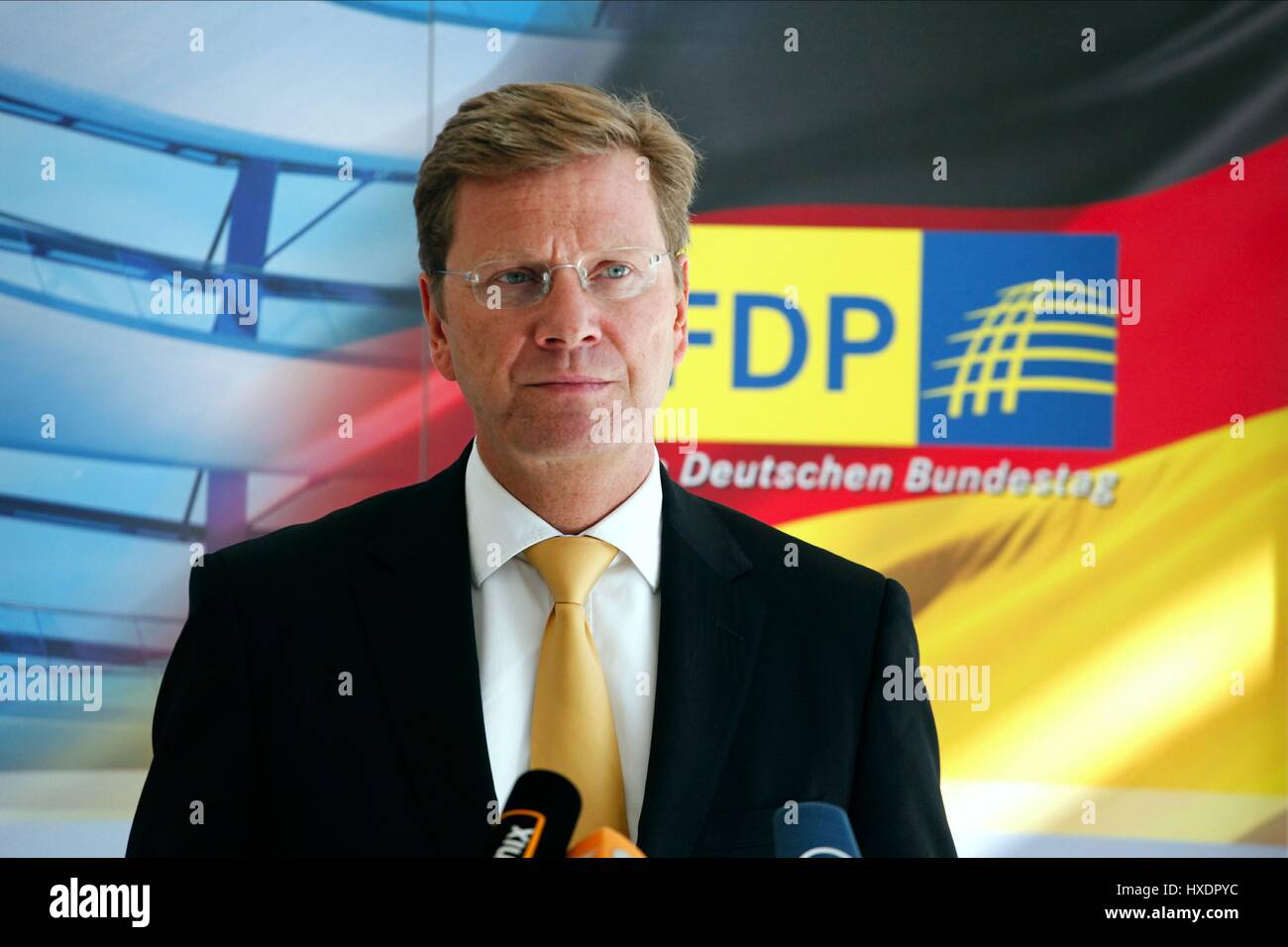 GUIDO WESTERWELLE Politiker 8. September 2009 Stockfoto