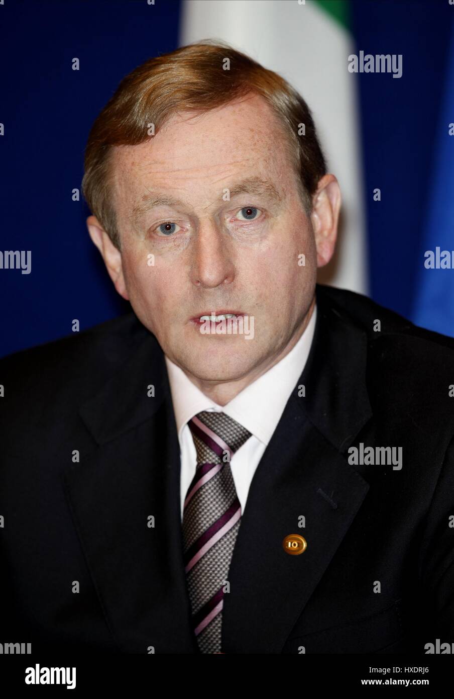 ENDA KENNY Premierminister von Irland (der 24. Juni 2011 JUSTUS-LIPSIUS-Gebäude Brüssel Belgien Stockfoto