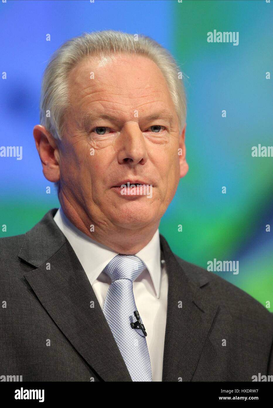 FRANCIS MAUDE MP CABINET OFFICE MINISTER 3. Oktober 2011 MANCHESTER Stadtzentrum von MANCHESTER ENGLAND Stockfoto