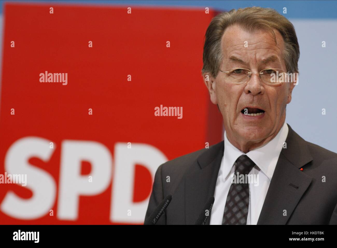 FRANZ MÜNTEFERING Politiker 3. August 2009 Stockfoto