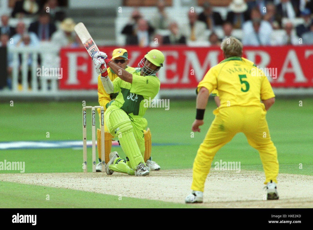 WASIM AKRAM Himmel WARNE PAKISTAN V Australien 20. Juni 1999 Stockfoto