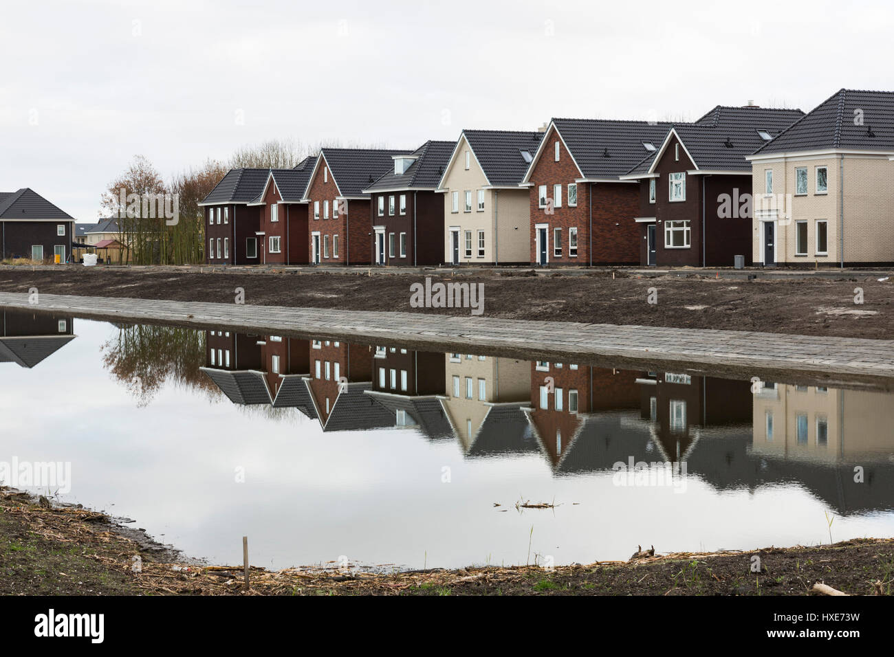 Almere. Zelfbouw Serie - Extras, verschiedene, Niederlande. Architekt: verschiedene, 2015. Stockfoto