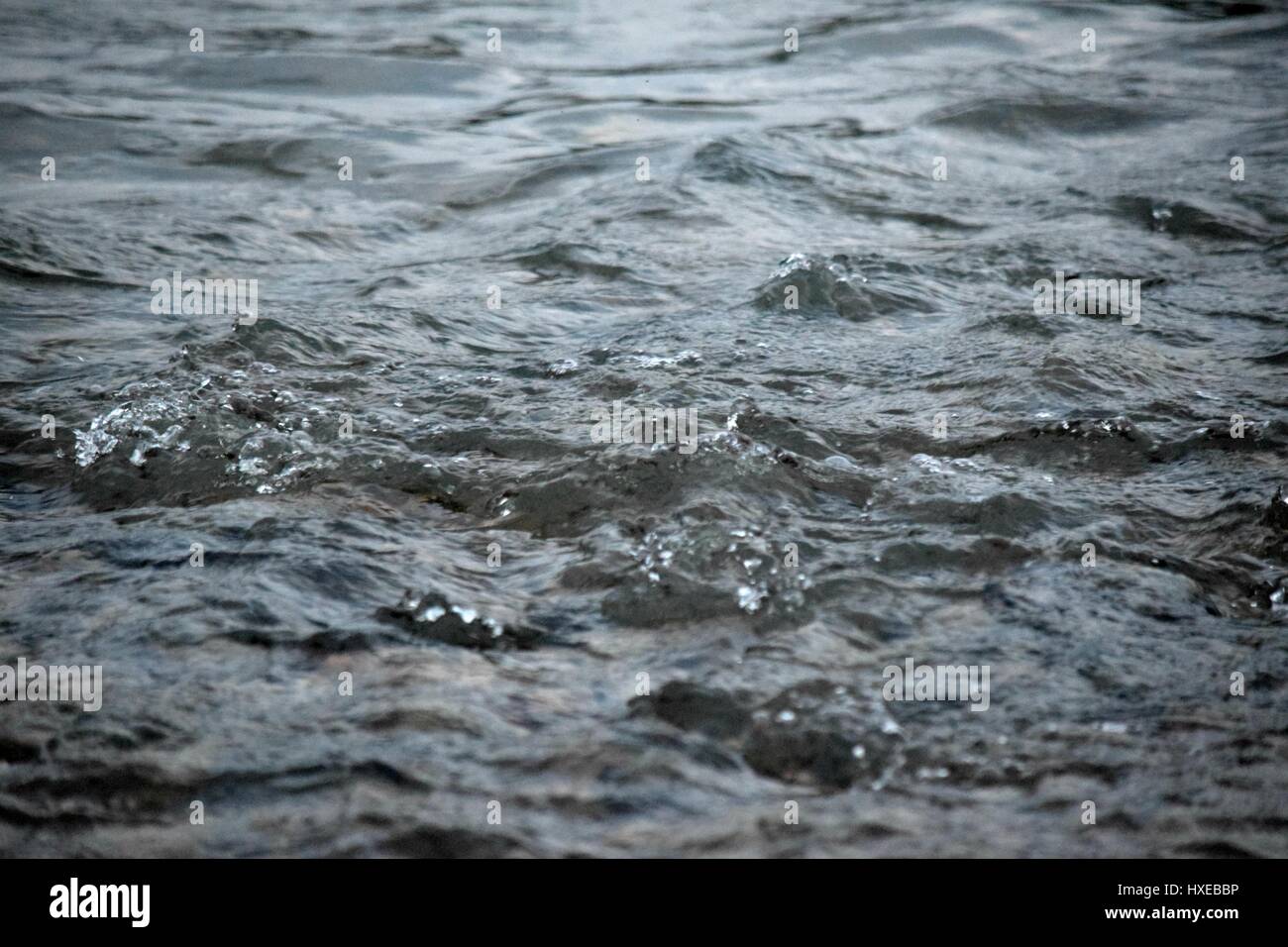 Rauen Gewässern der Ouachita Stockfoto