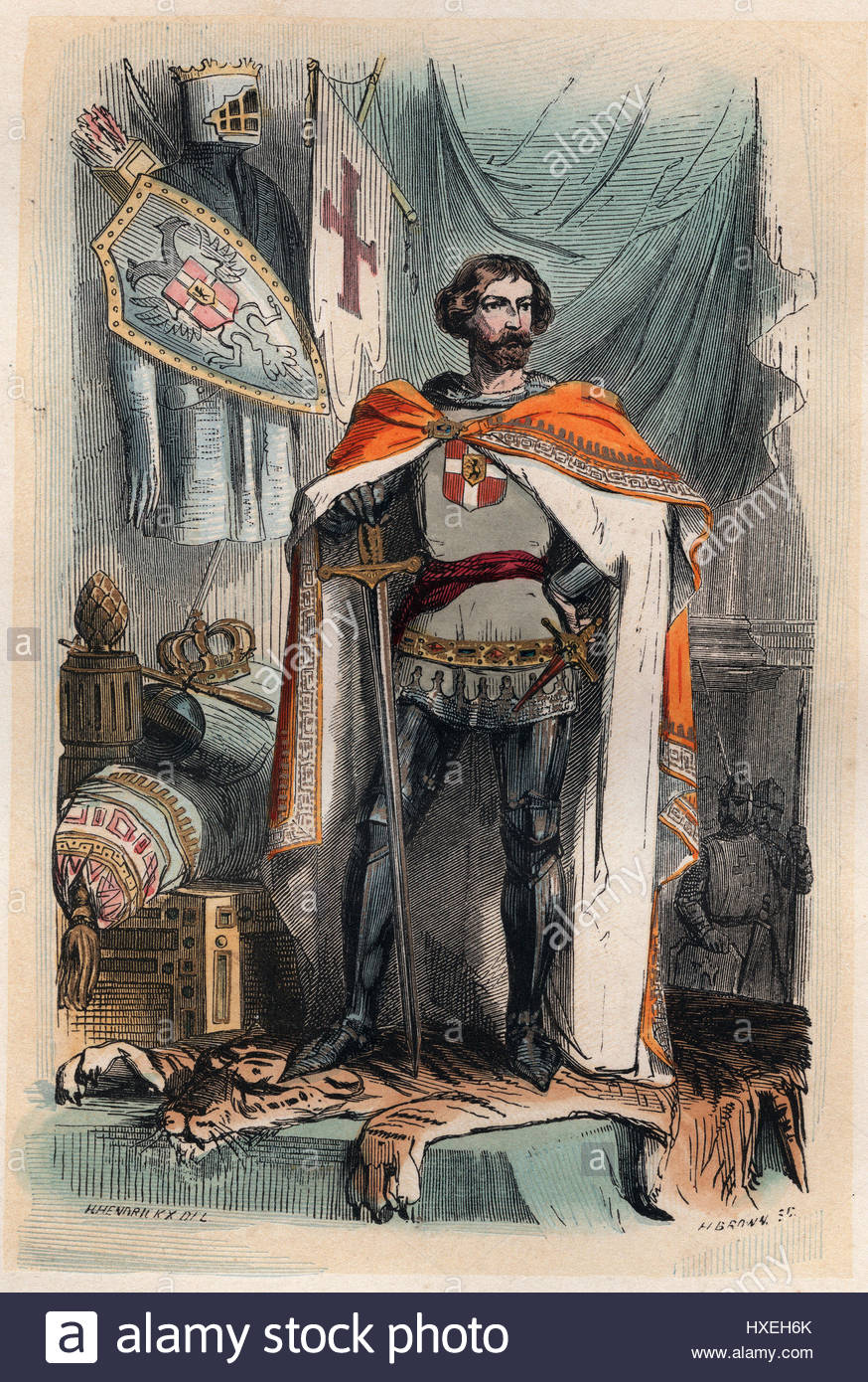 Baldwin I von Konstantinopel Portrait de Baudouin Ier Empereur Latein