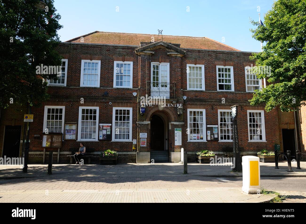 Stadthalle, High Street, Berkhamsted, Hertfordshire Stockfoto