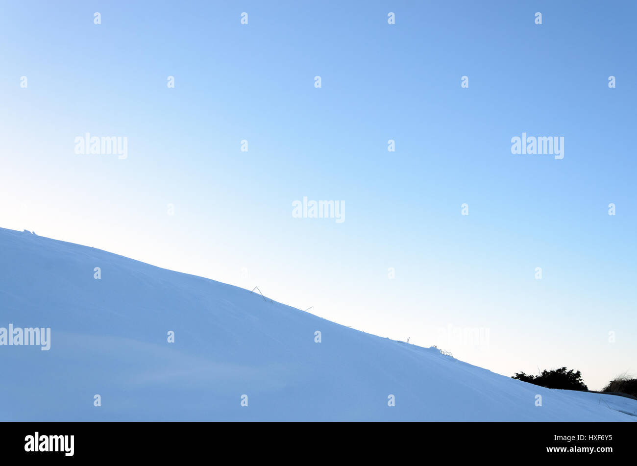 Winterliche Hintergrund mit Textfreiraum Stockfoto