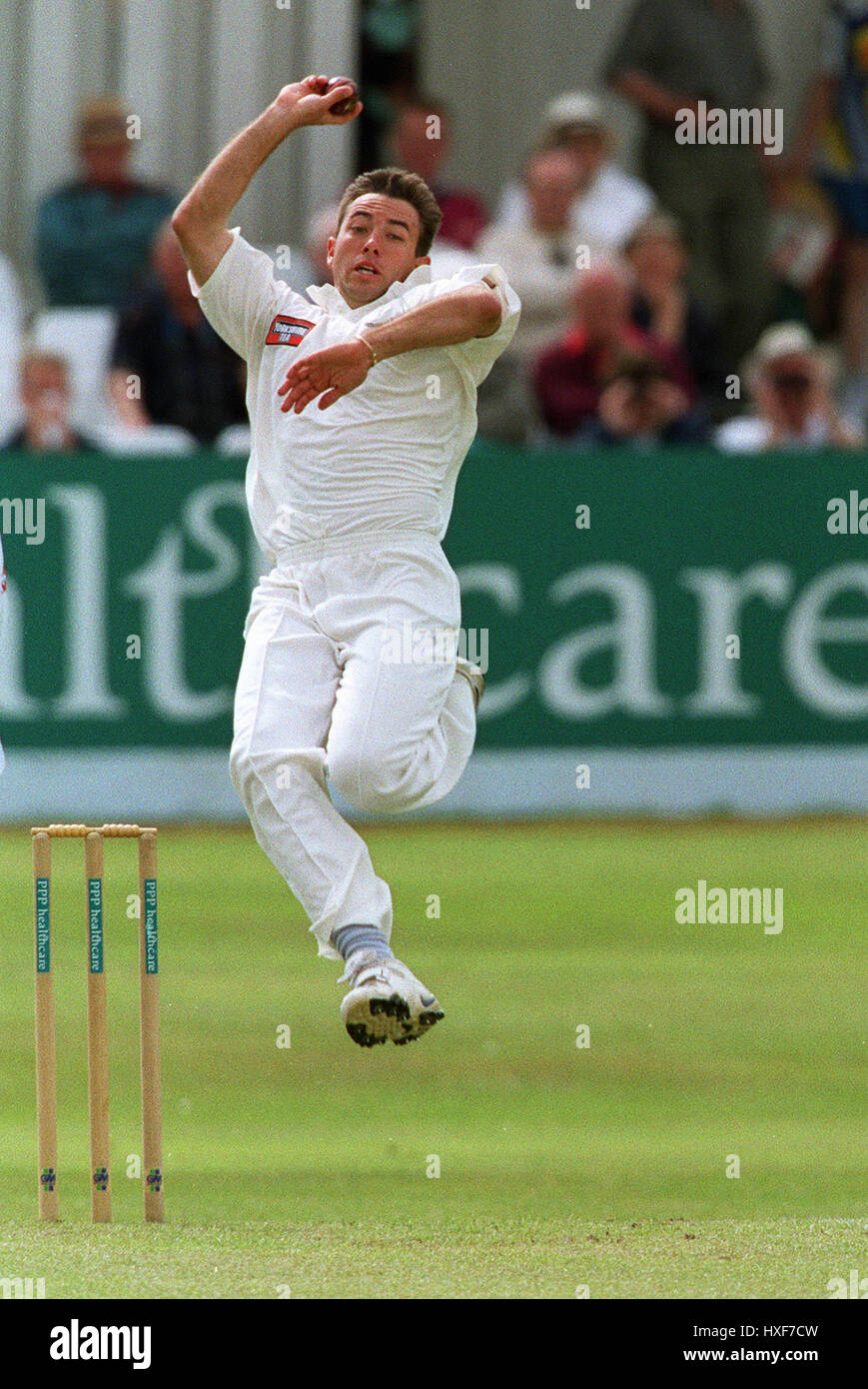 CHRIS SILVERWOOD YORKSHIRE CCC SCARBOROUGH ENGLAND 19. Juli 2000 Stockfoto