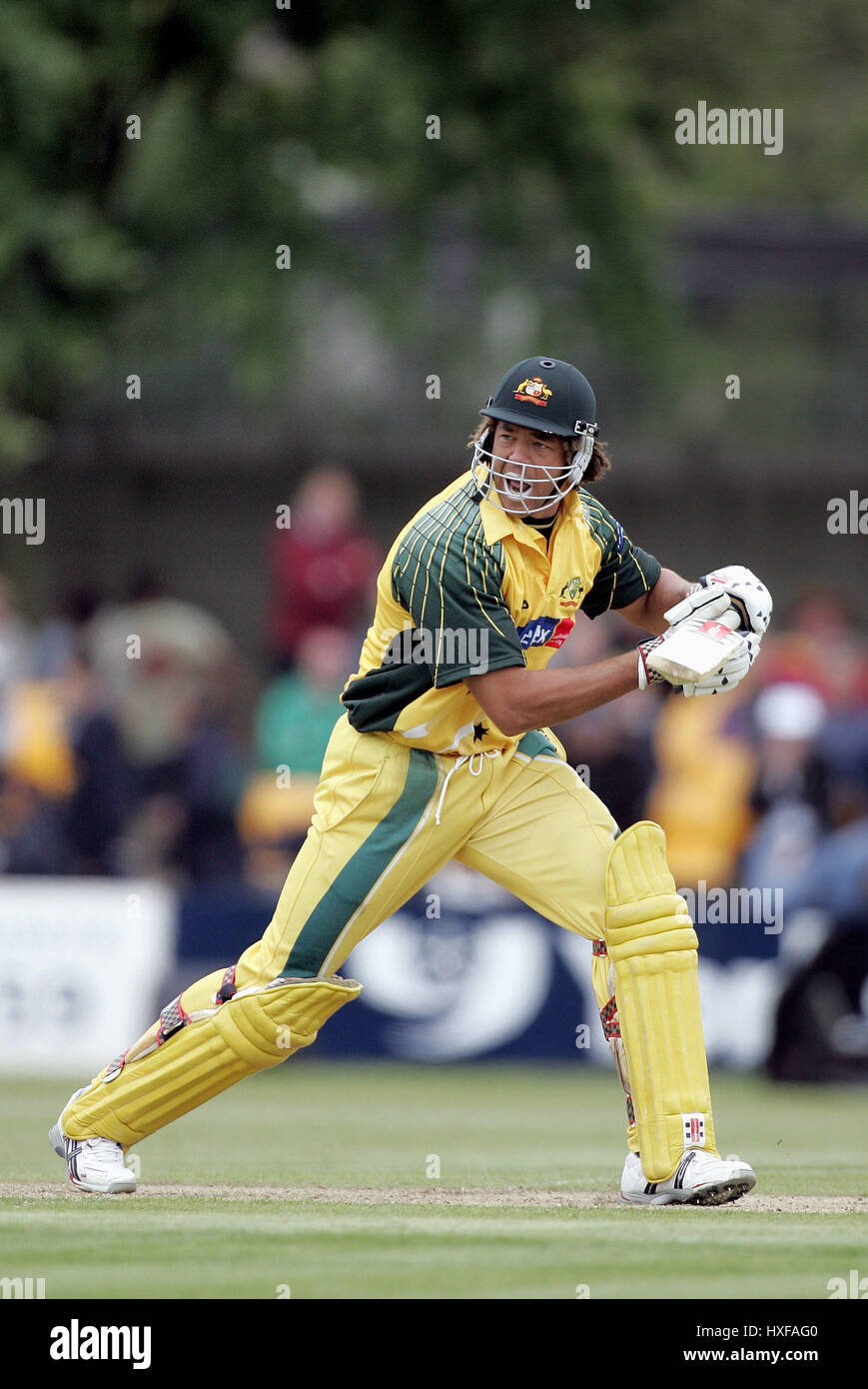 ANDREW SYMONDS Australien GRACE ROAD LEICESTER 11. Juni 2005 Stockfoto