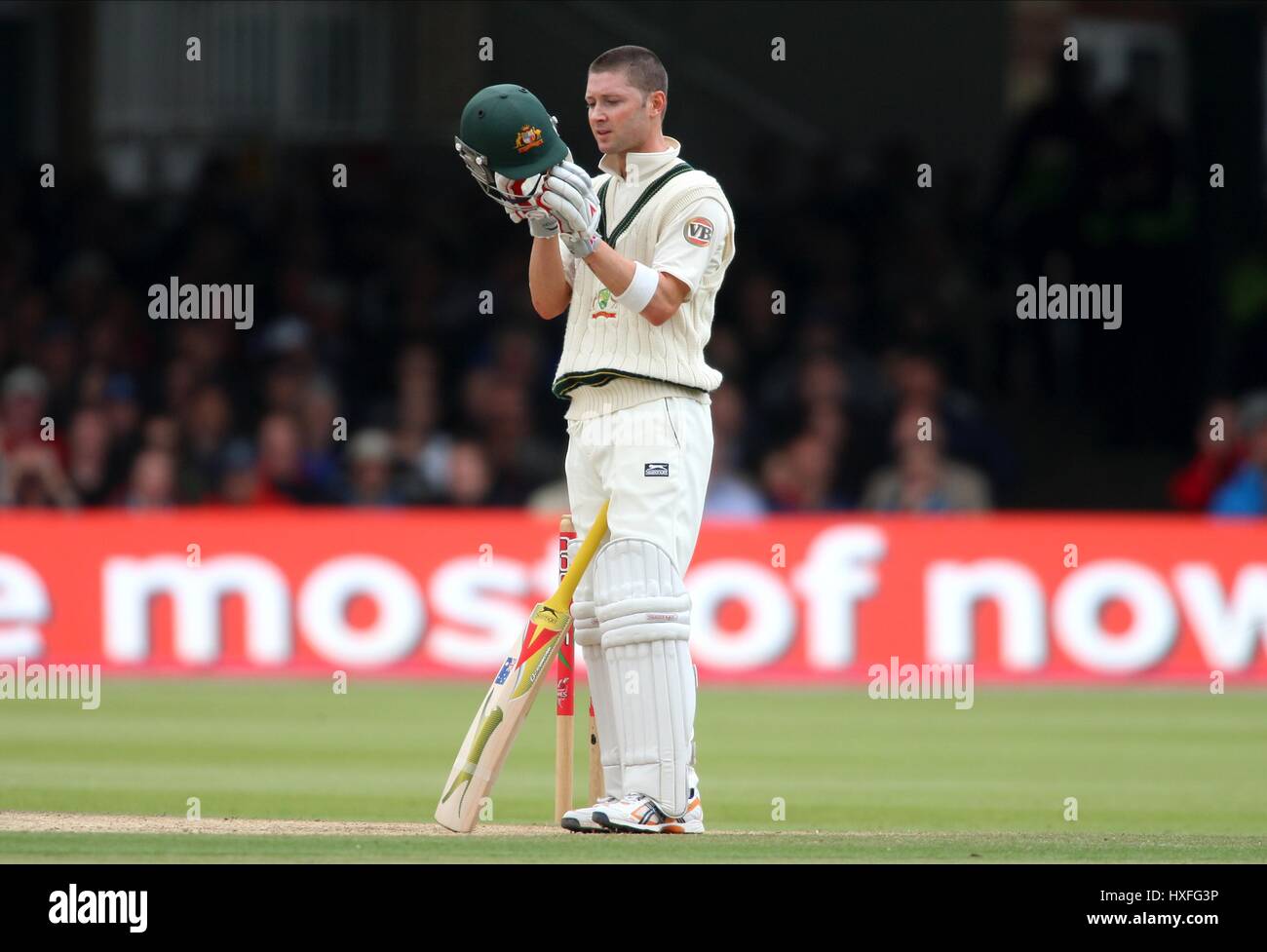 MICHAEL CLARKE Australien LORDS LONDON ENGLAND 19. Juli 2009 Stockfoto