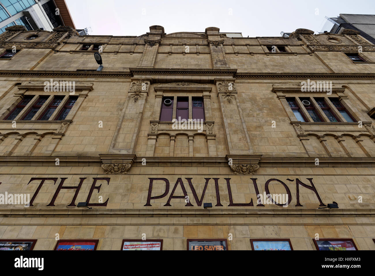Das Pavilion Theatre ist ein Theater in Glasgow auf Renfield Street befindet. Stockfoto