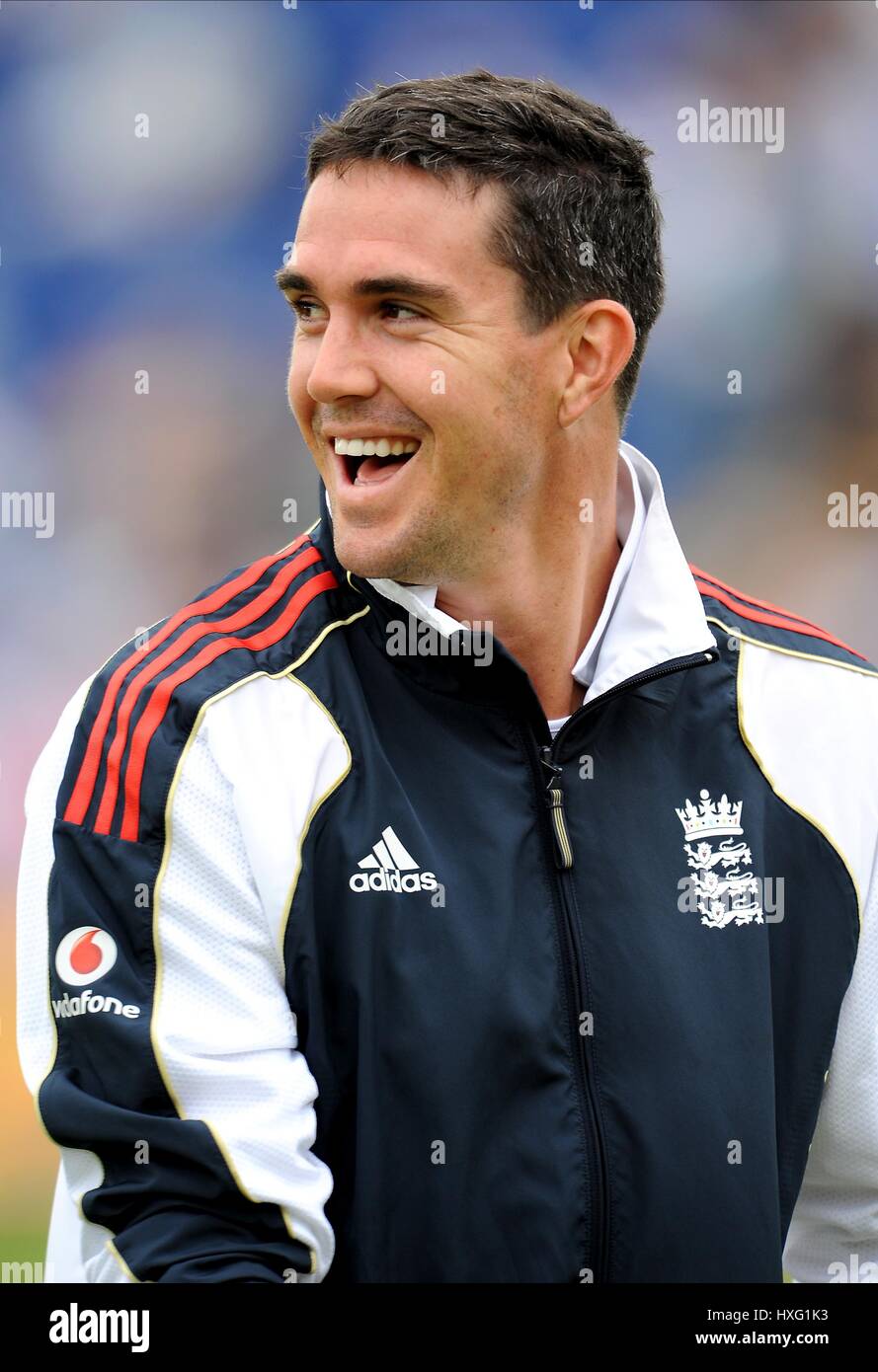 KEVIN PIETERSEN ENGLAND CARDIFF SWALEC Stadion SOPHIA Gärten WALES 9. Juli 2009 Stockfoto