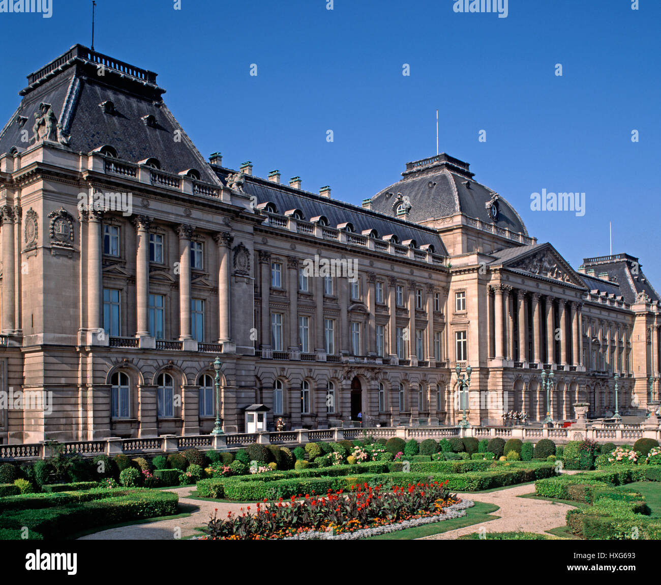 Palast der Nation, der königliche Palast, Brüssel, Belgien Stockfoto