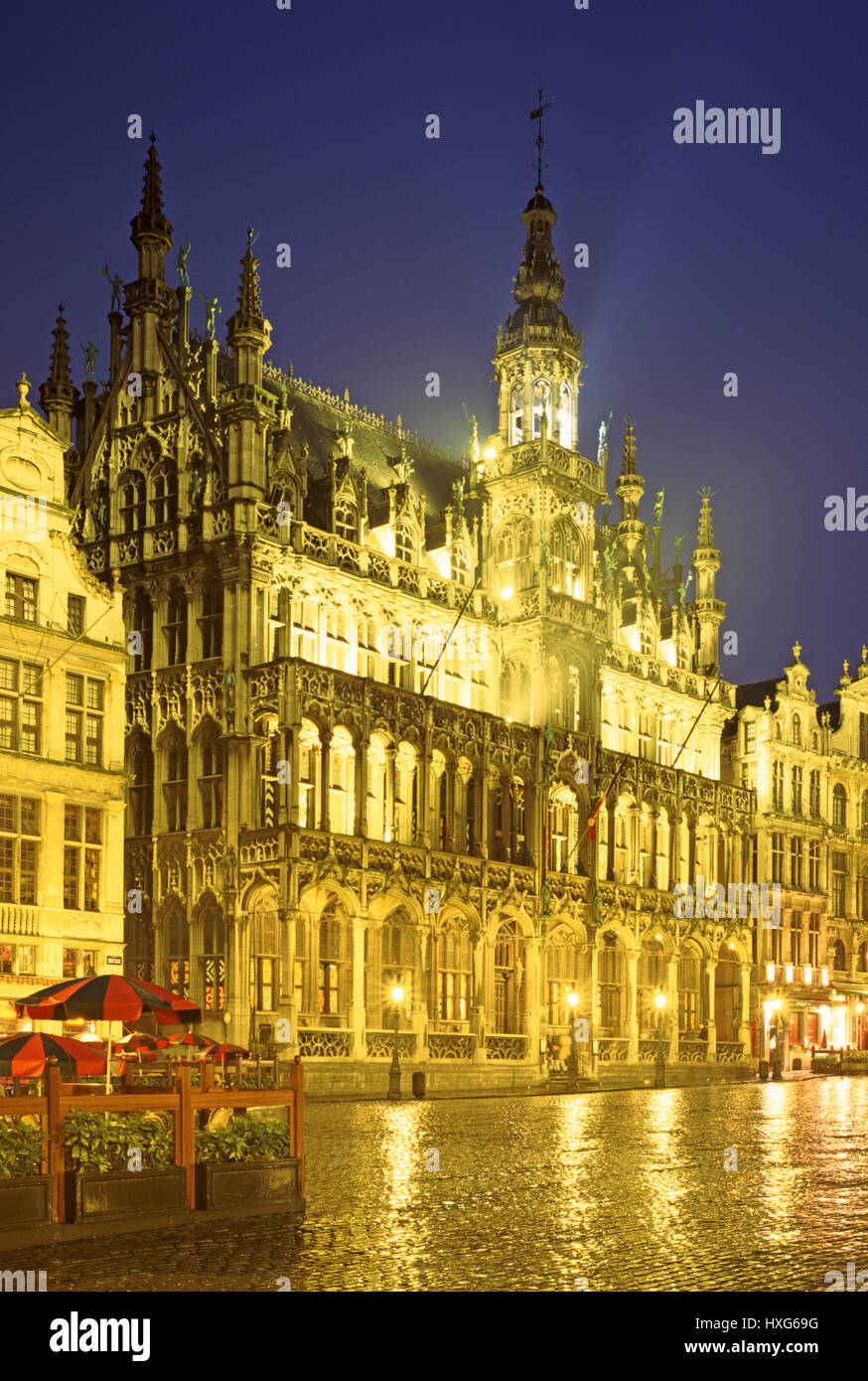 Die Kings Palace, Grand Place, Brüssel. Stockfoto